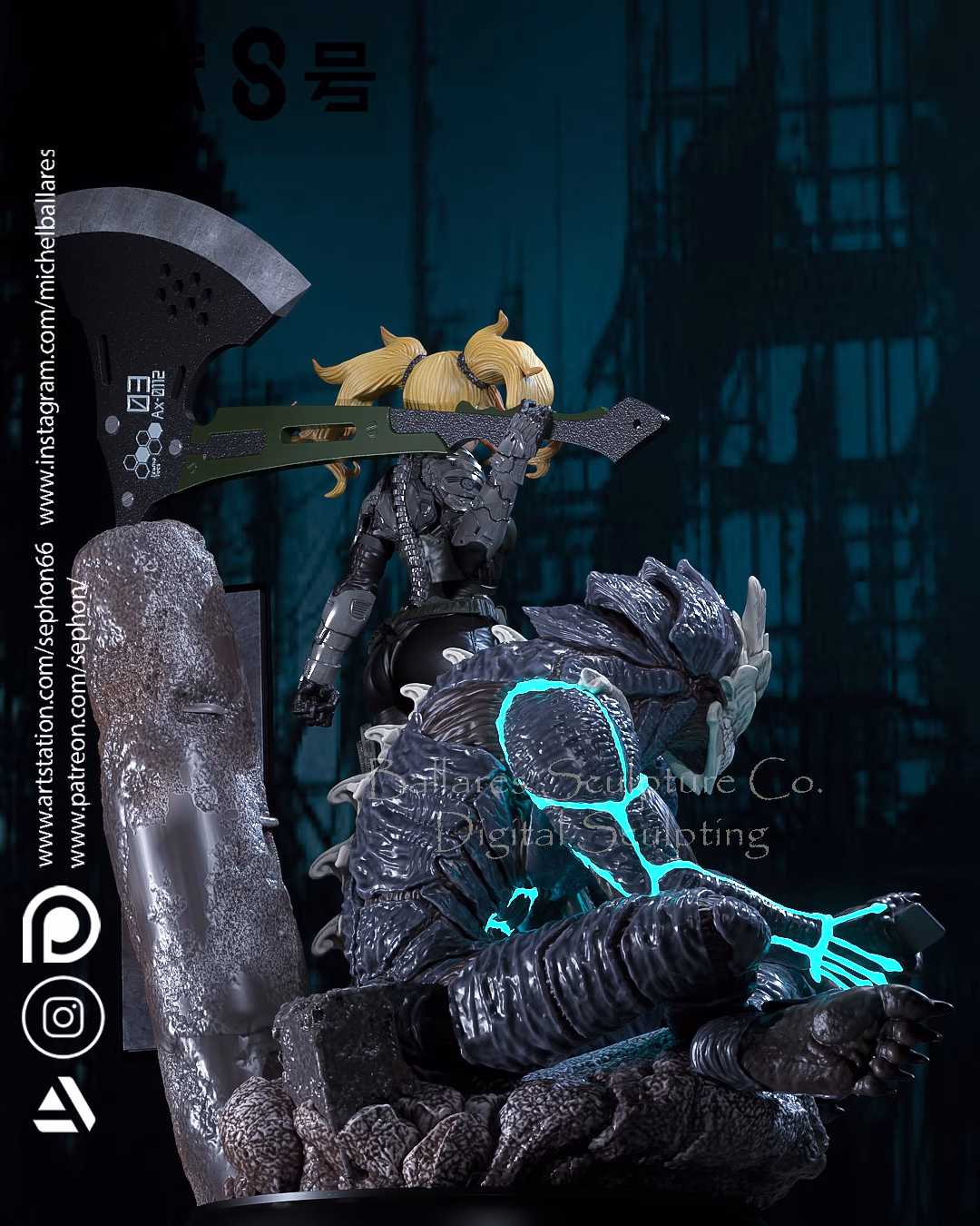 Kaiju 8 Diorama - Image 5