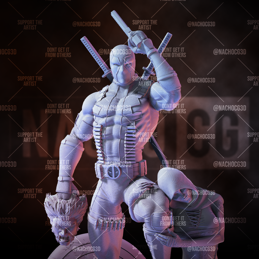 Deadpool Kills Marvel Statue-Bust - Image 8