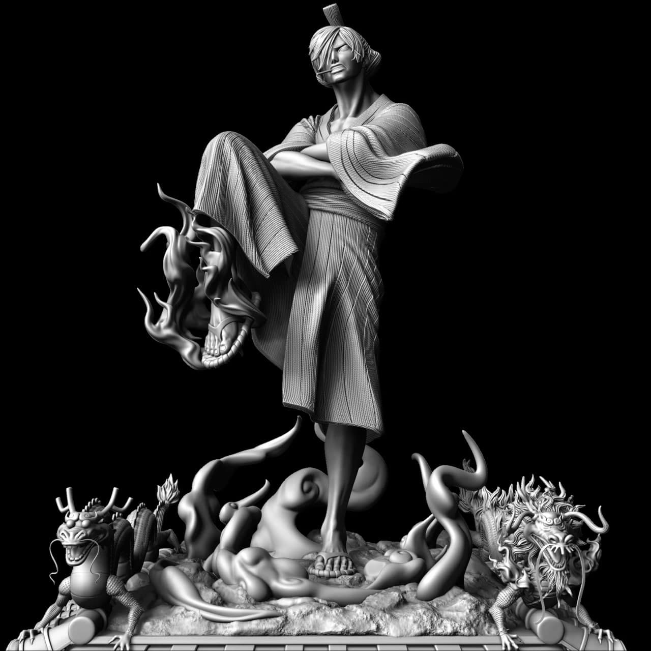 One Piece Sanji e Kaido - Image 7