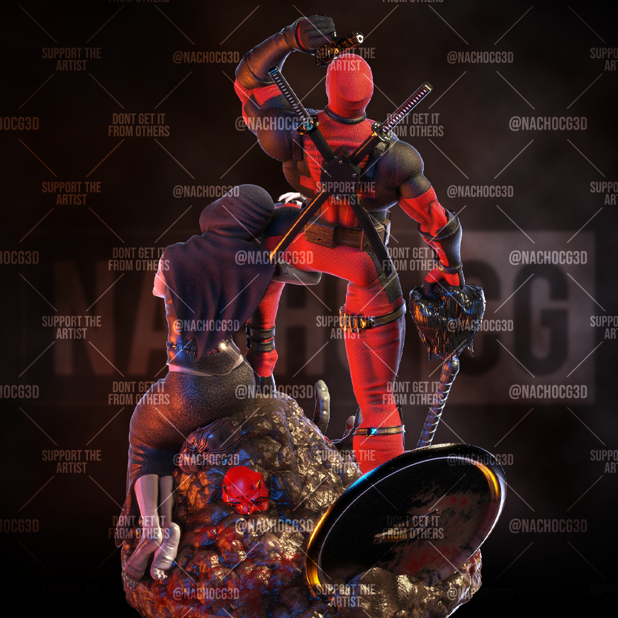 Deadpool Kills Marvel Statue-Bust - Image 15