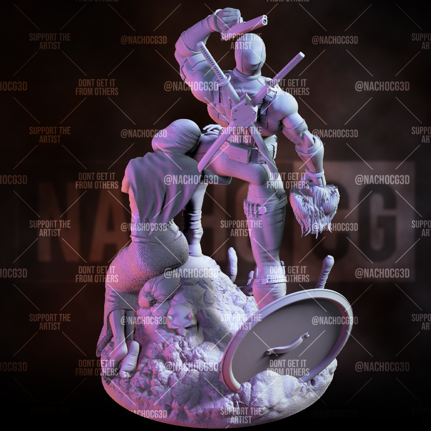 Deadpool Kills Marvel Statue-Bust - Image 16