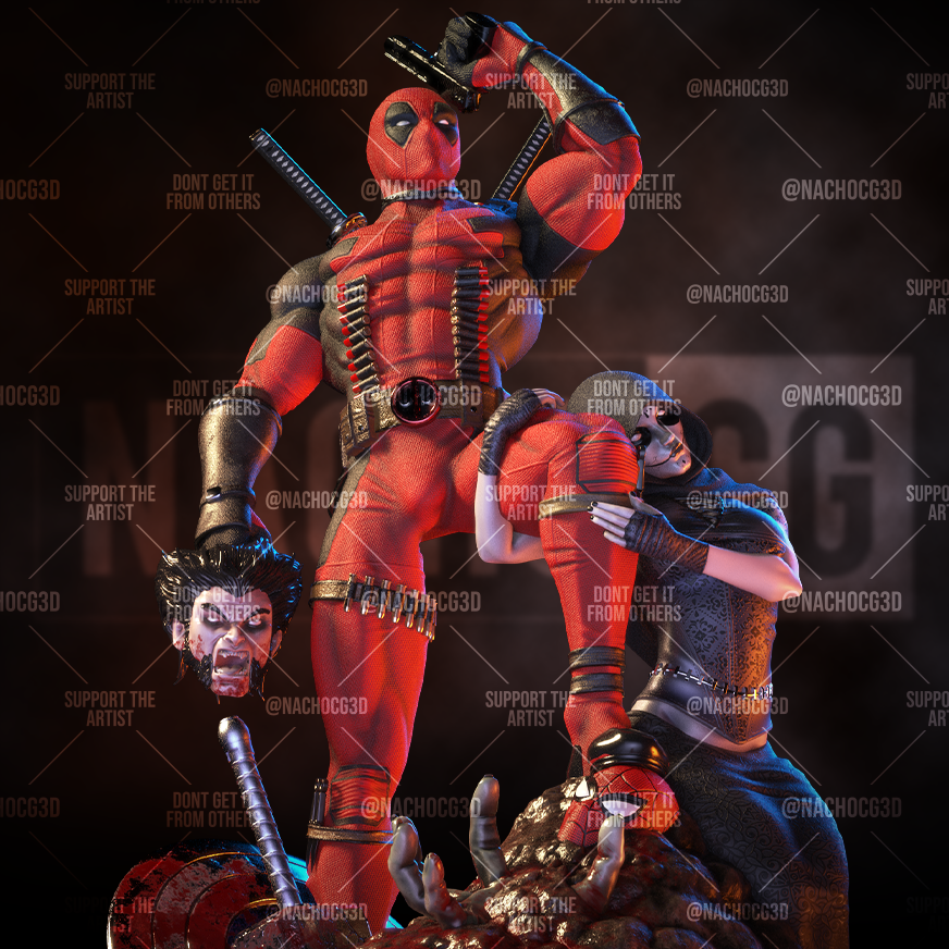 Deadpool Kills Marvel Statue-Bust - Image 17