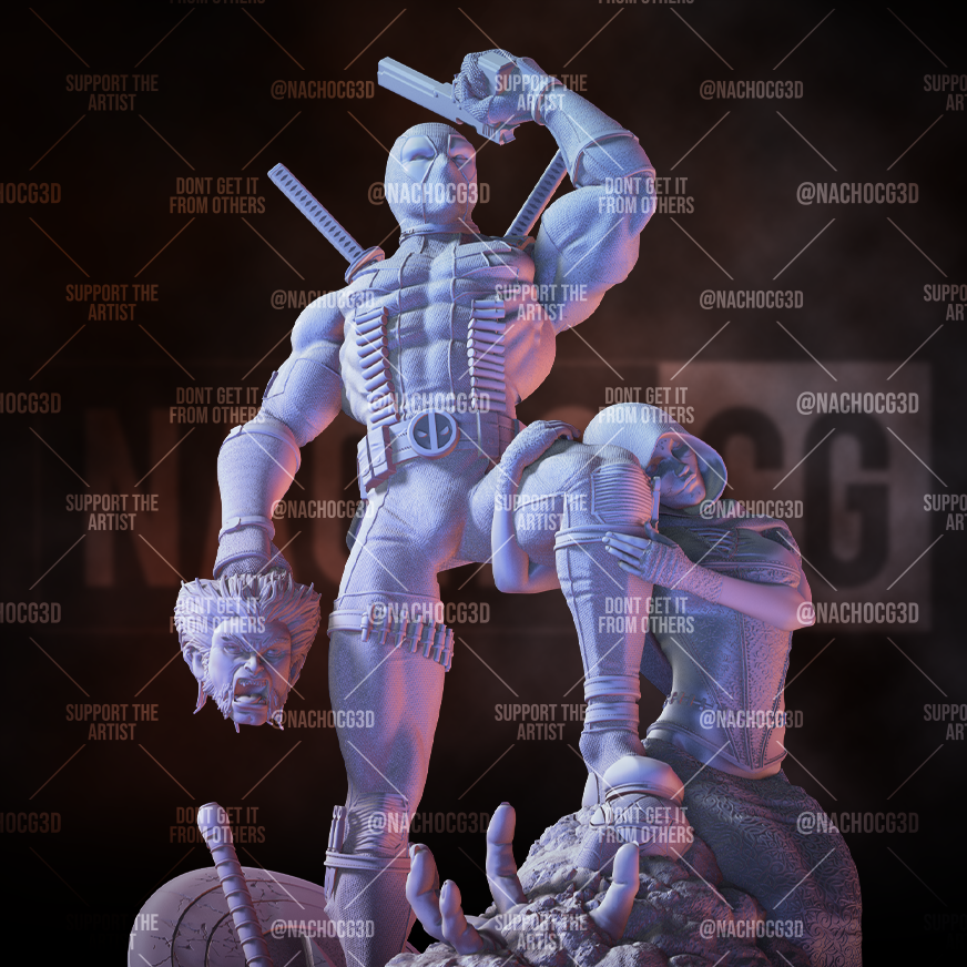 Deadpool Kills Marvel Statue-Bust - Image 18