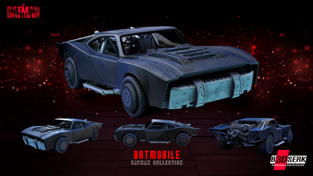 Batmobile Sculpture (Verified)