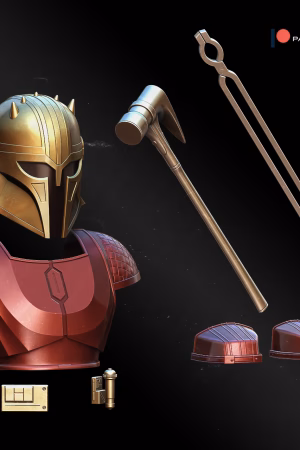 Makers Armorer Armor Full STL file for 3D printing