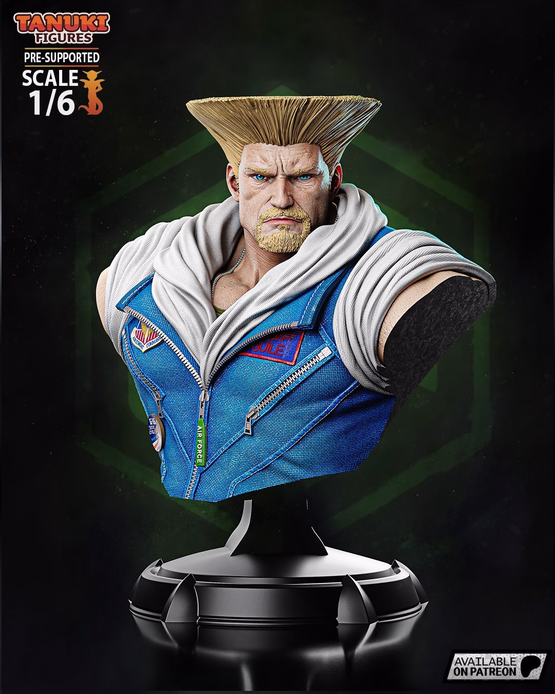 Guile Bust