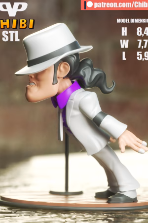 Michael Jackson Chibi STL file for 3D printing