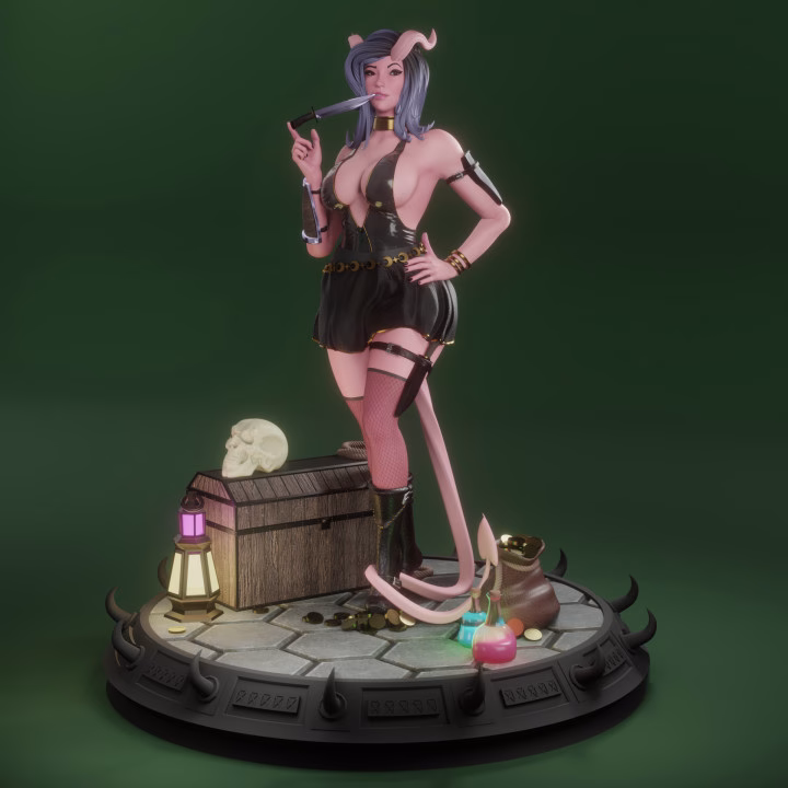 Tieflin Rogue NSFW