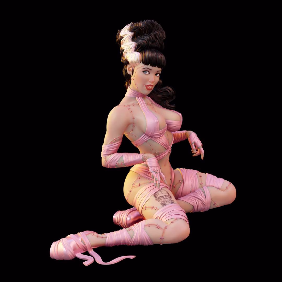 Horror - Betty Paige STL file for 3D printing