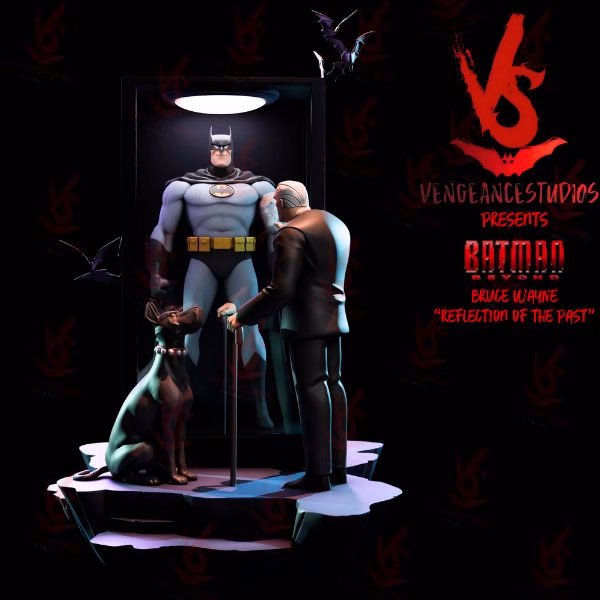 Batman Byond Old Bruce Reflections - Image 6