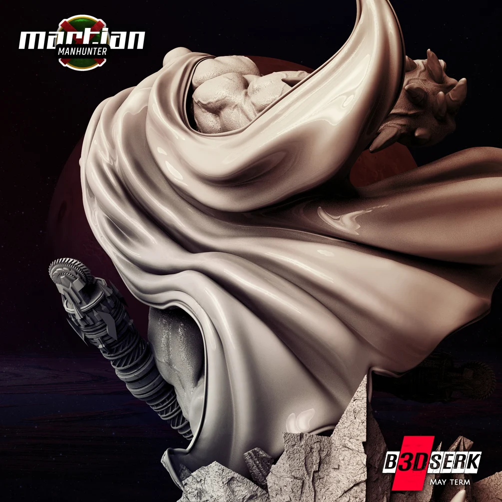 Martian Manhunter Sculpture (Verified) - Image 3
