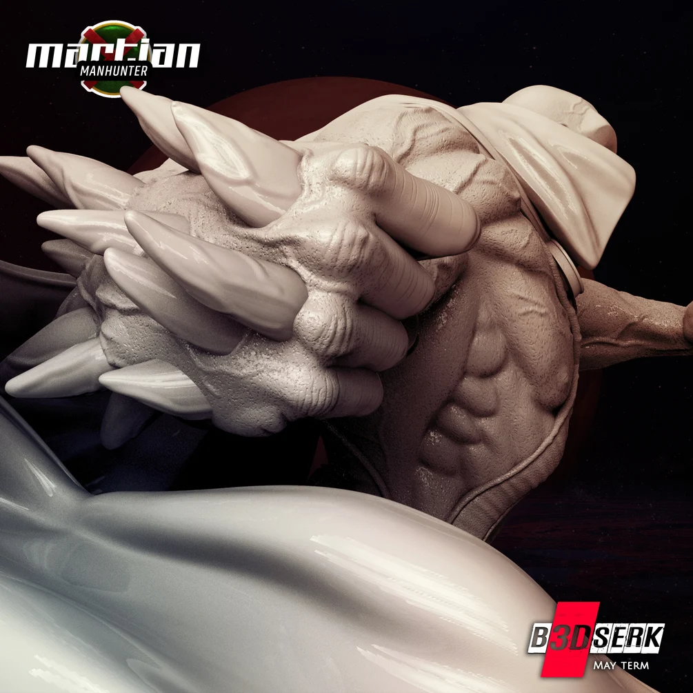 Martian Manhunter Sculpture (Verified) - Image 4