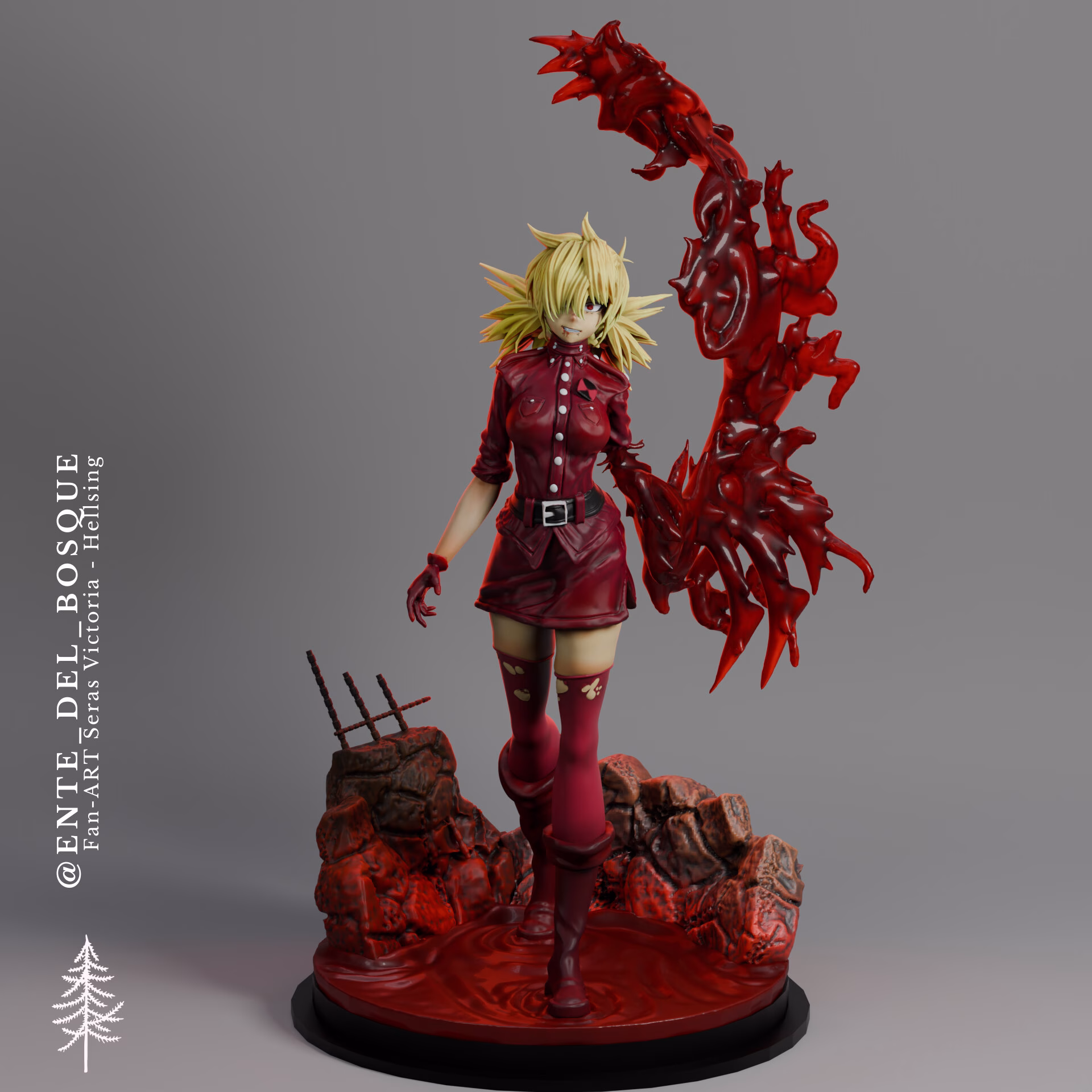 Victoria Hellsing STL file for 3D printing