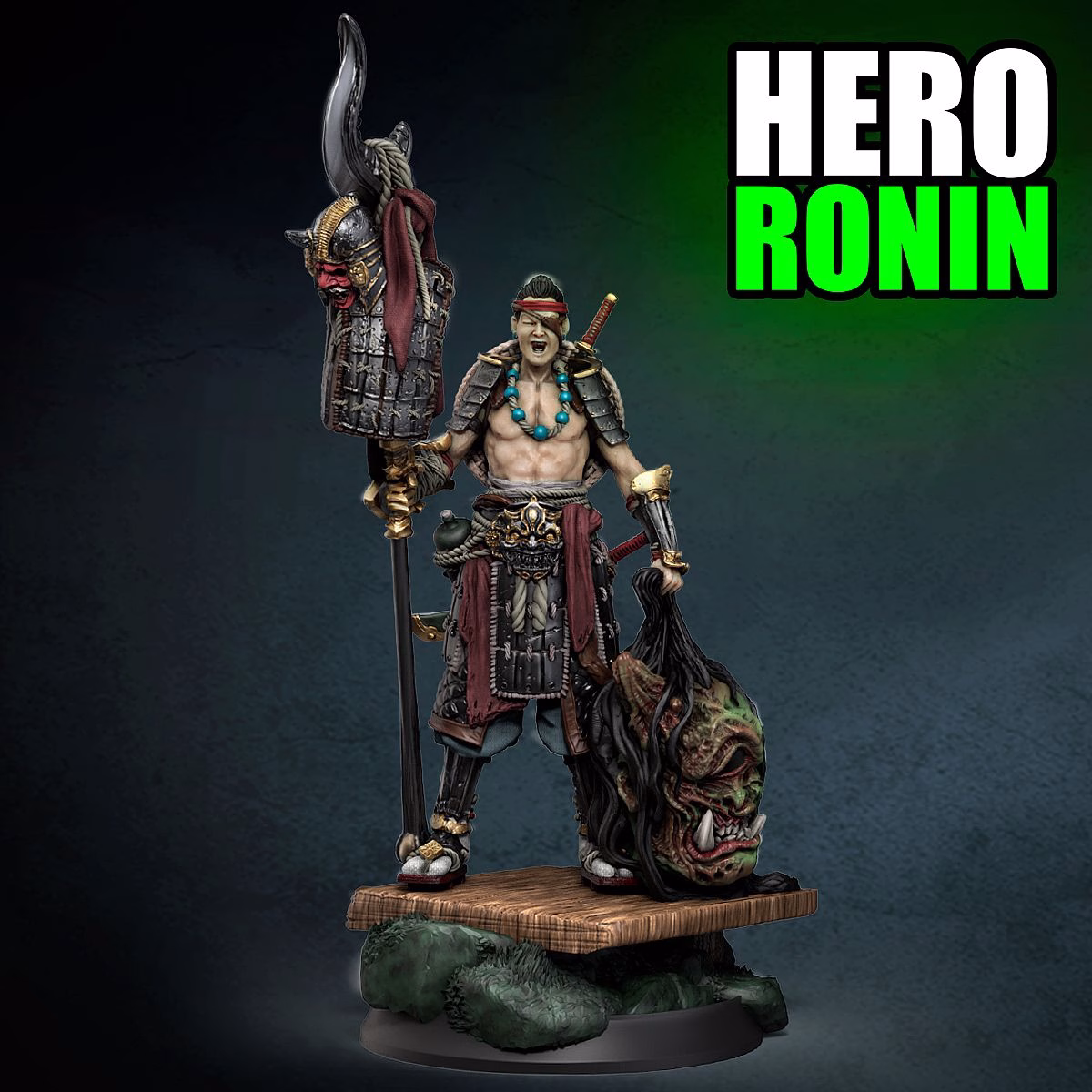 Oni Hero Ronin STL file for 3D printing