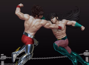Seiya vs Shiryu