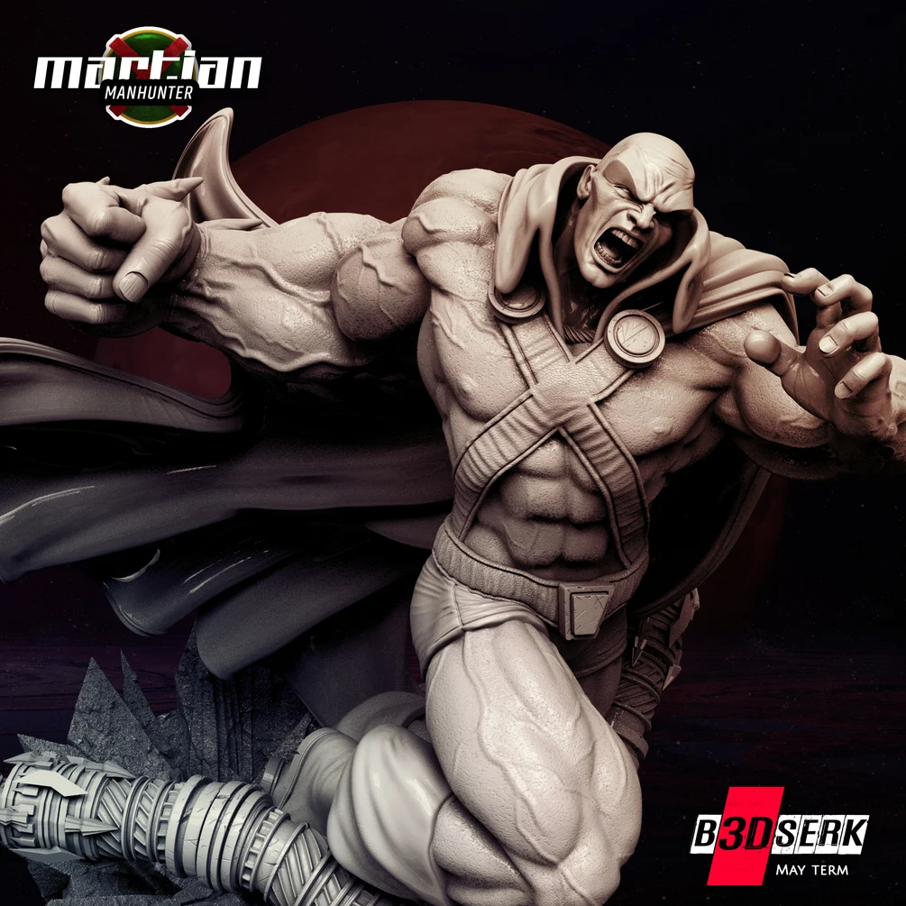 Martian Manhunter Sculpture (Verified)