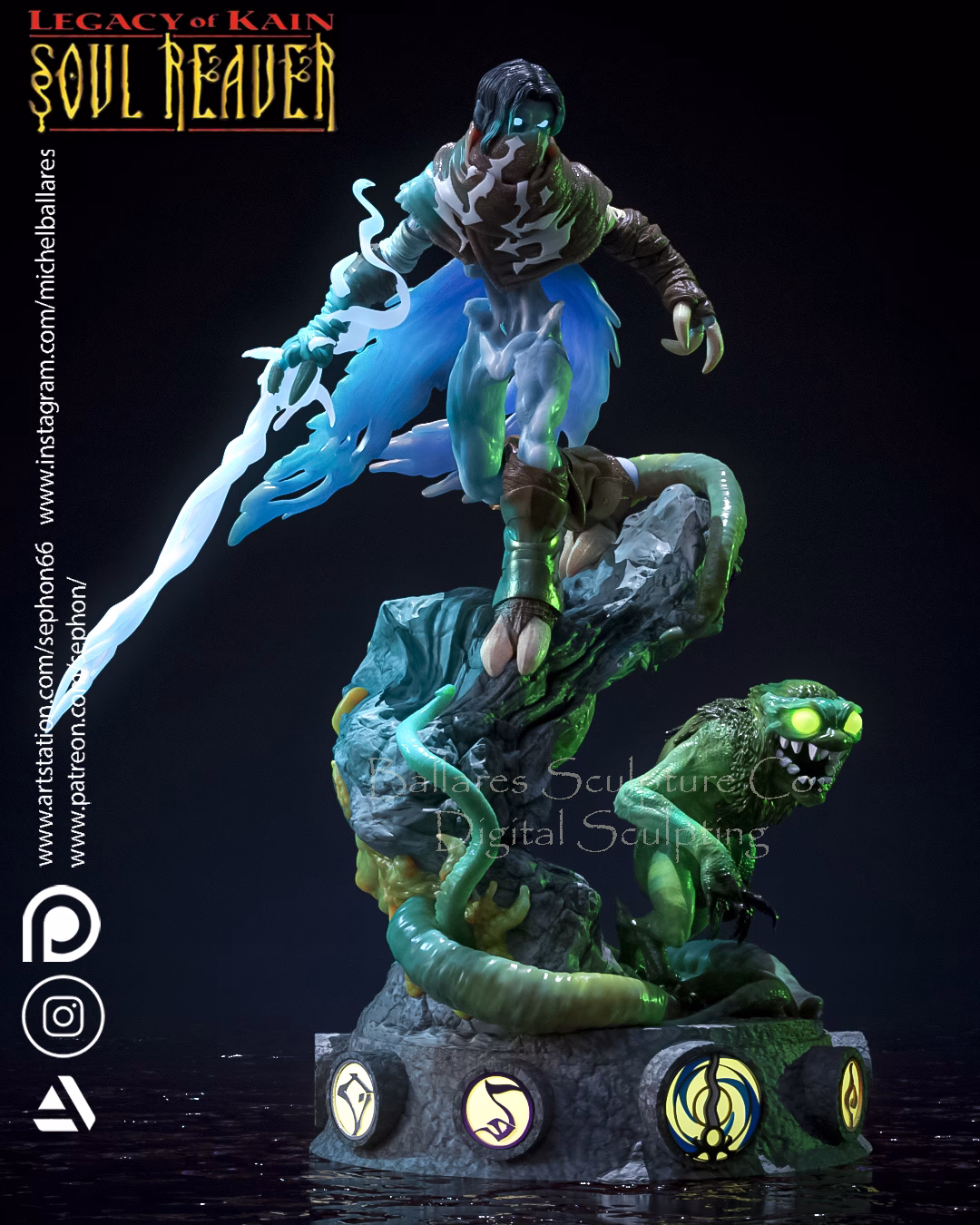 Soul Reaver Raziel STL file for 3D printing
