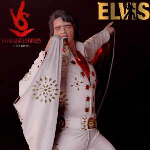 Elvis White Suit