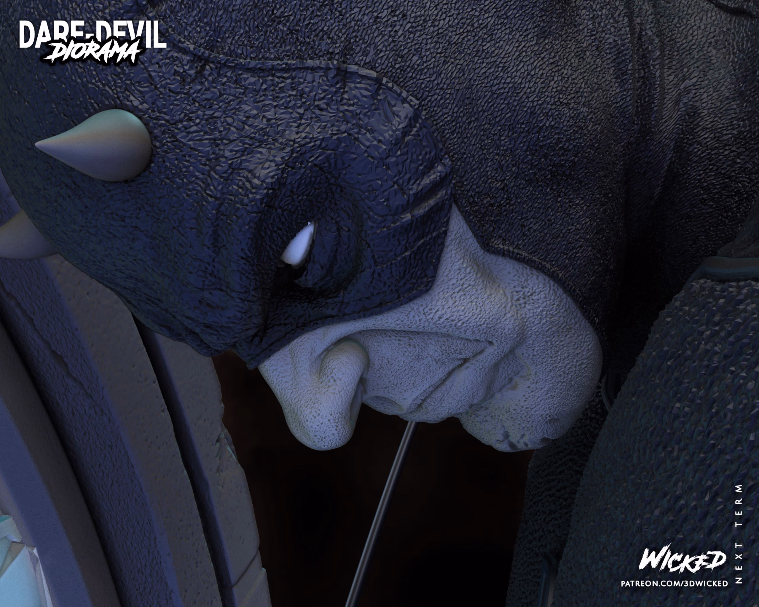 Daredevil and Kingpin Sculptures DIORAMA-COMPLETE (VERIFIED) - Image 9
