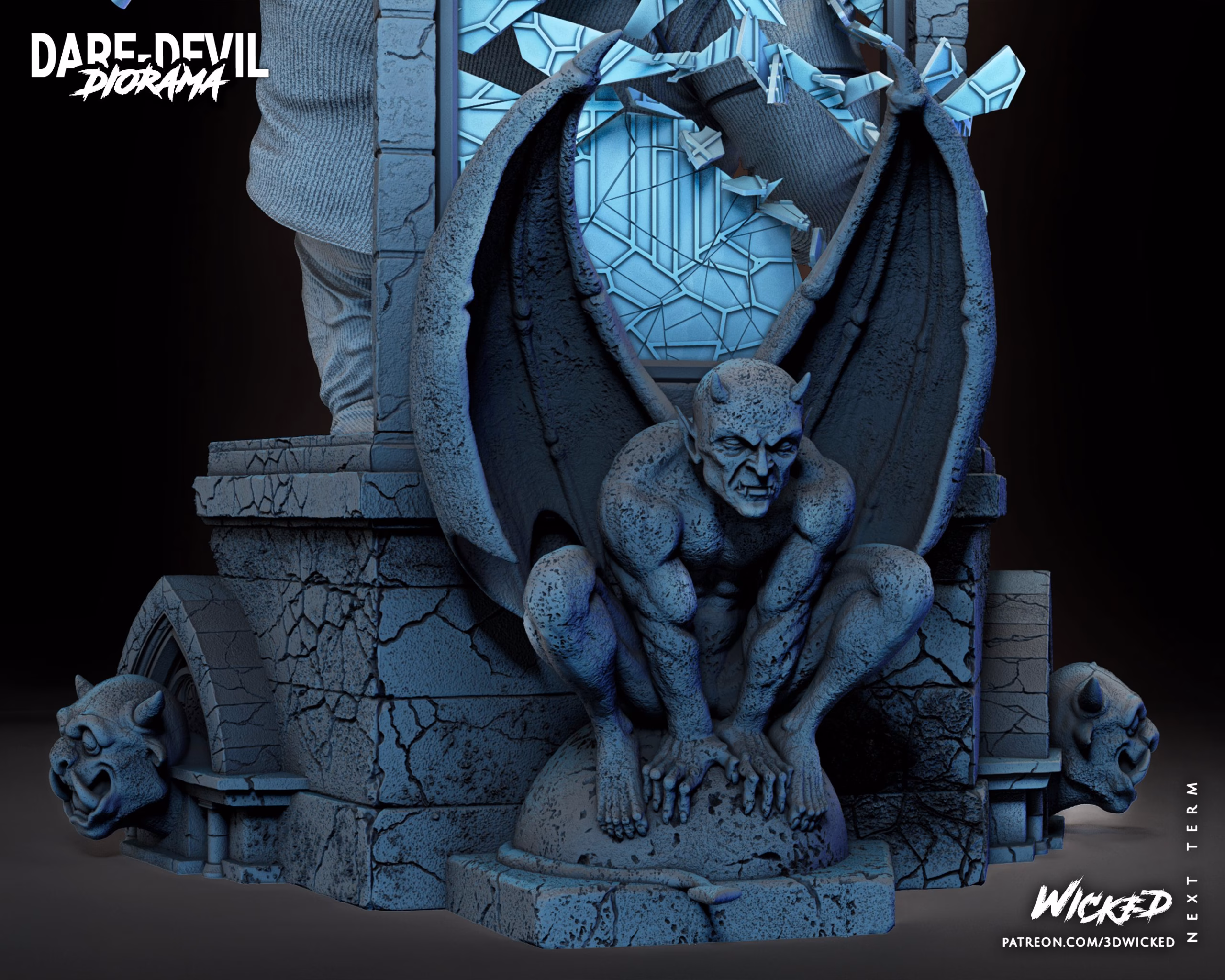 Daredevil and Kingpin Sculptures DIORAMA-COMPLETE (VERIFIED) - Image 31
