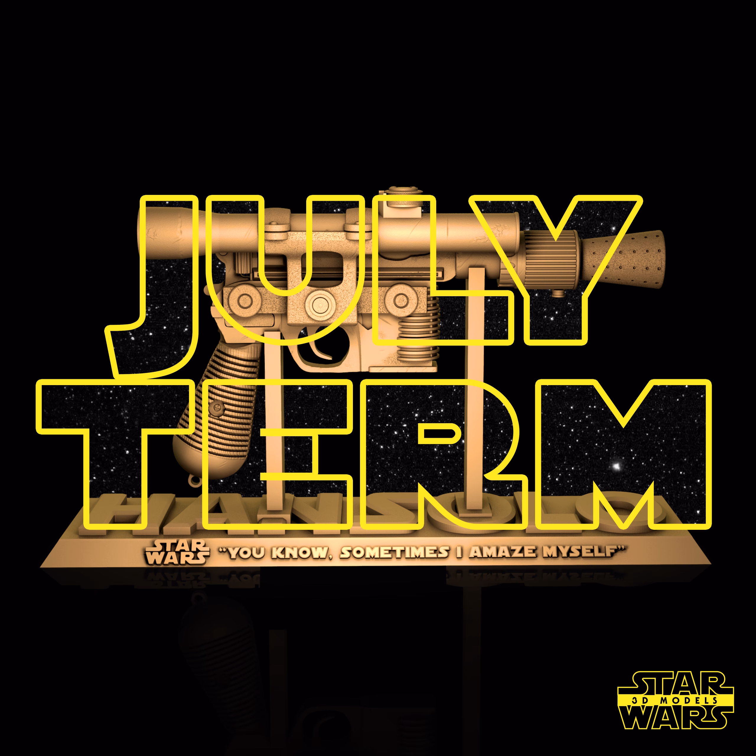 Han Solo Blastech DL-44 StarWars (VERIFIED) - Image 2