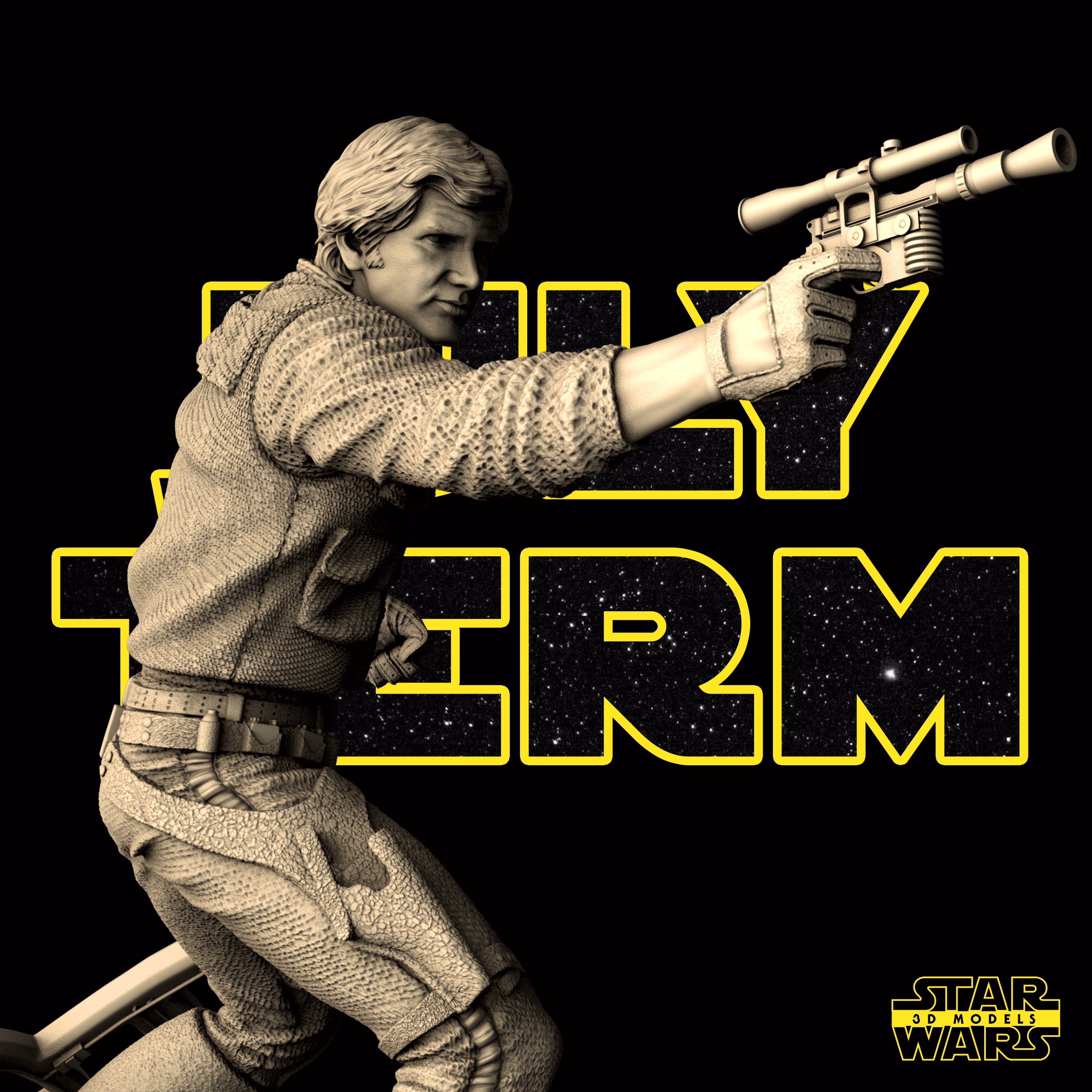Han Solo Sculpture StarWars (VERIFIED) - Image 9
