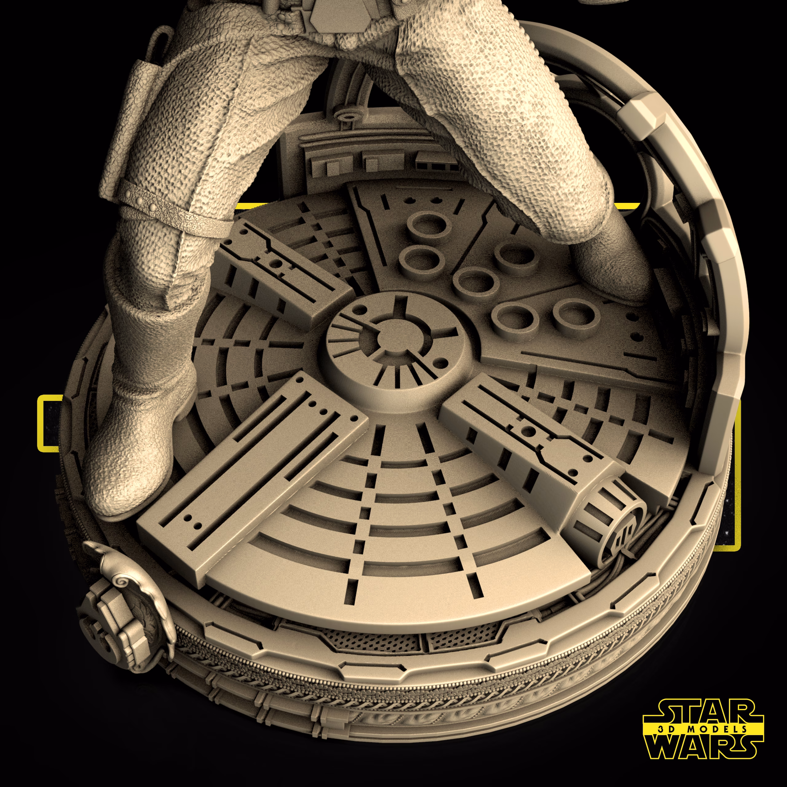 Han Solo Sculpture StarWars (VERIFIED) - Image 10