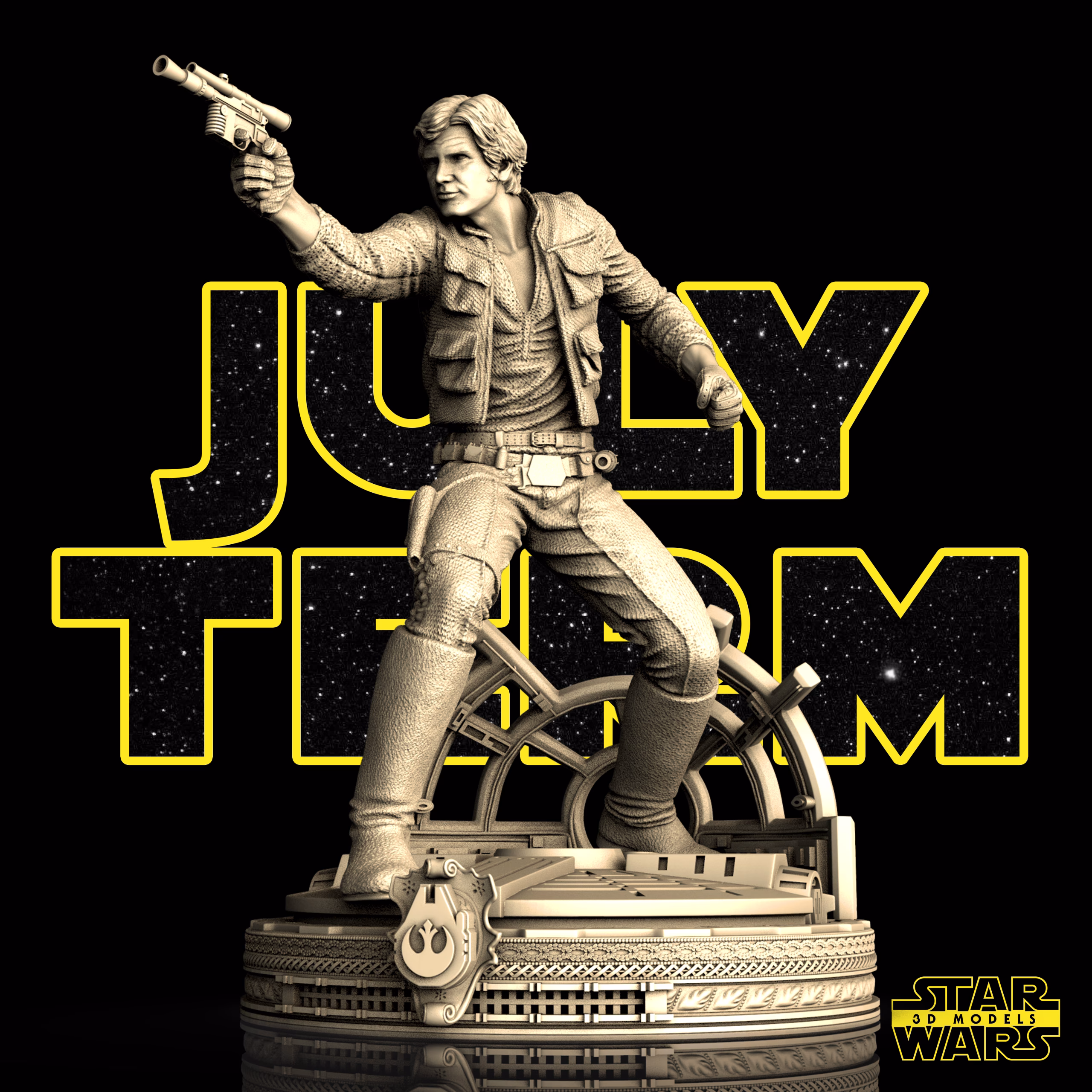 Han Solo Sculpture StarWars (VERIFIED) - Image 3