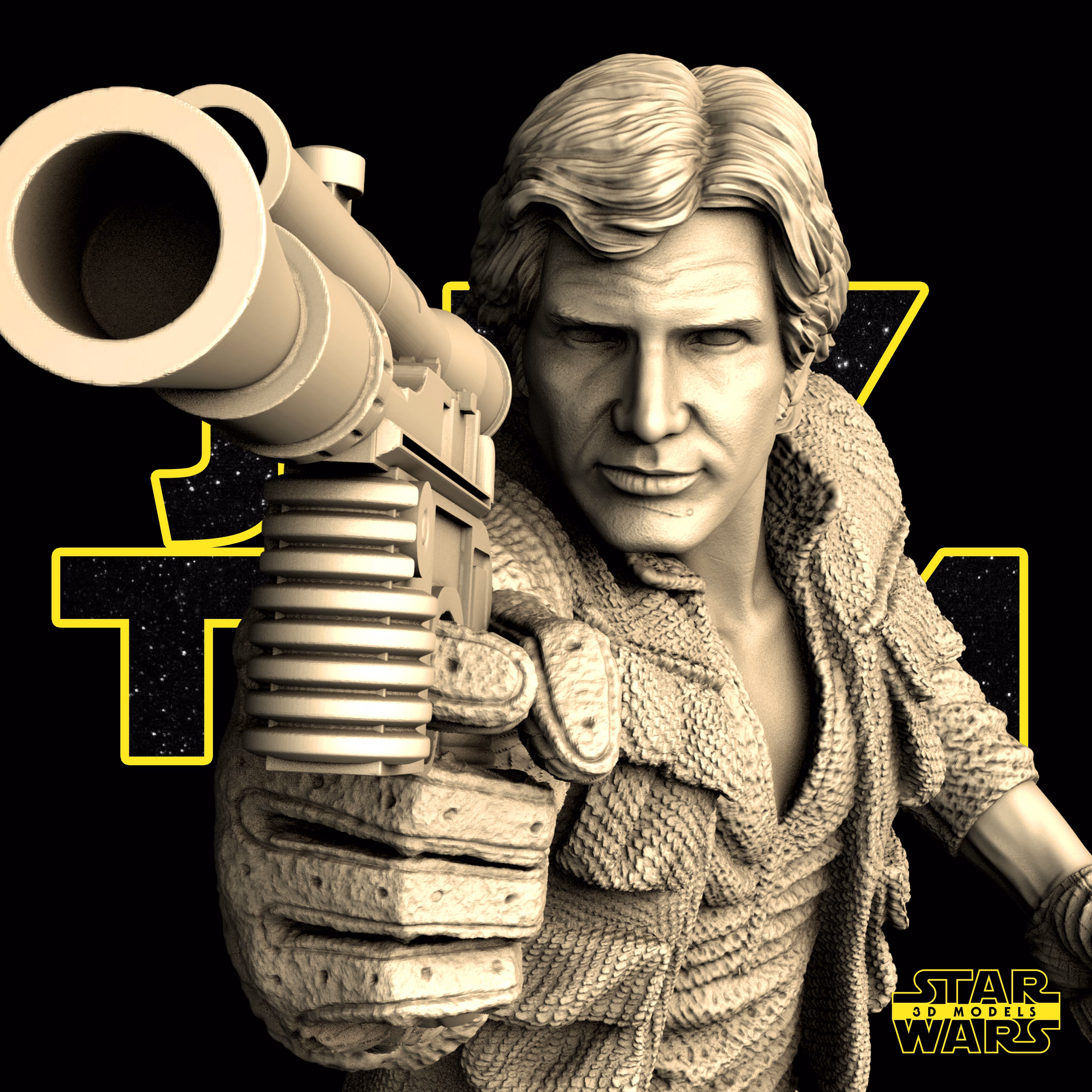 Han Solo Sculpture StarWars (VERIFIED) - Image 19