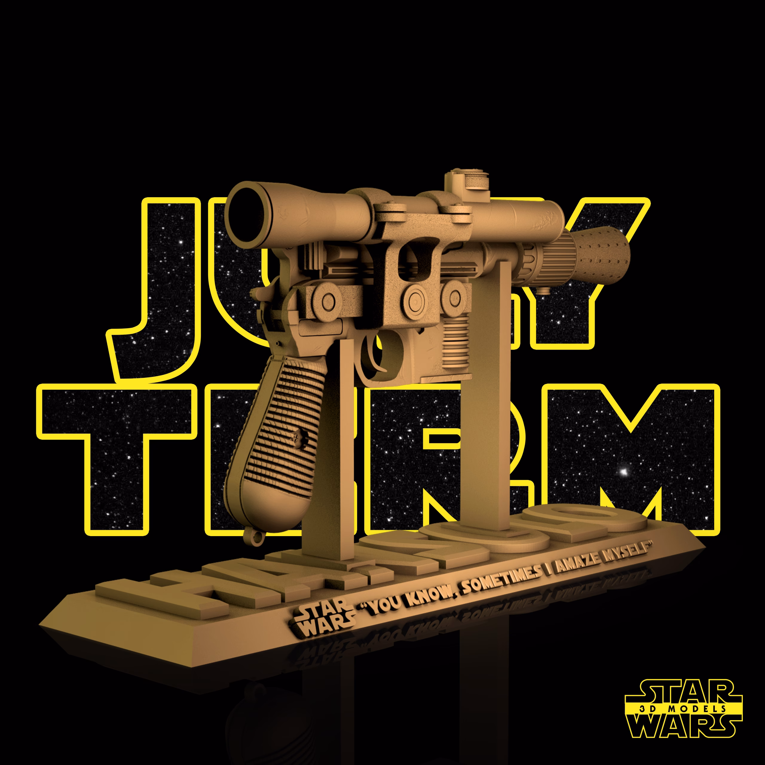 Han Solo Blastech DL-44 StarWars (VERIFIED) - Image 4