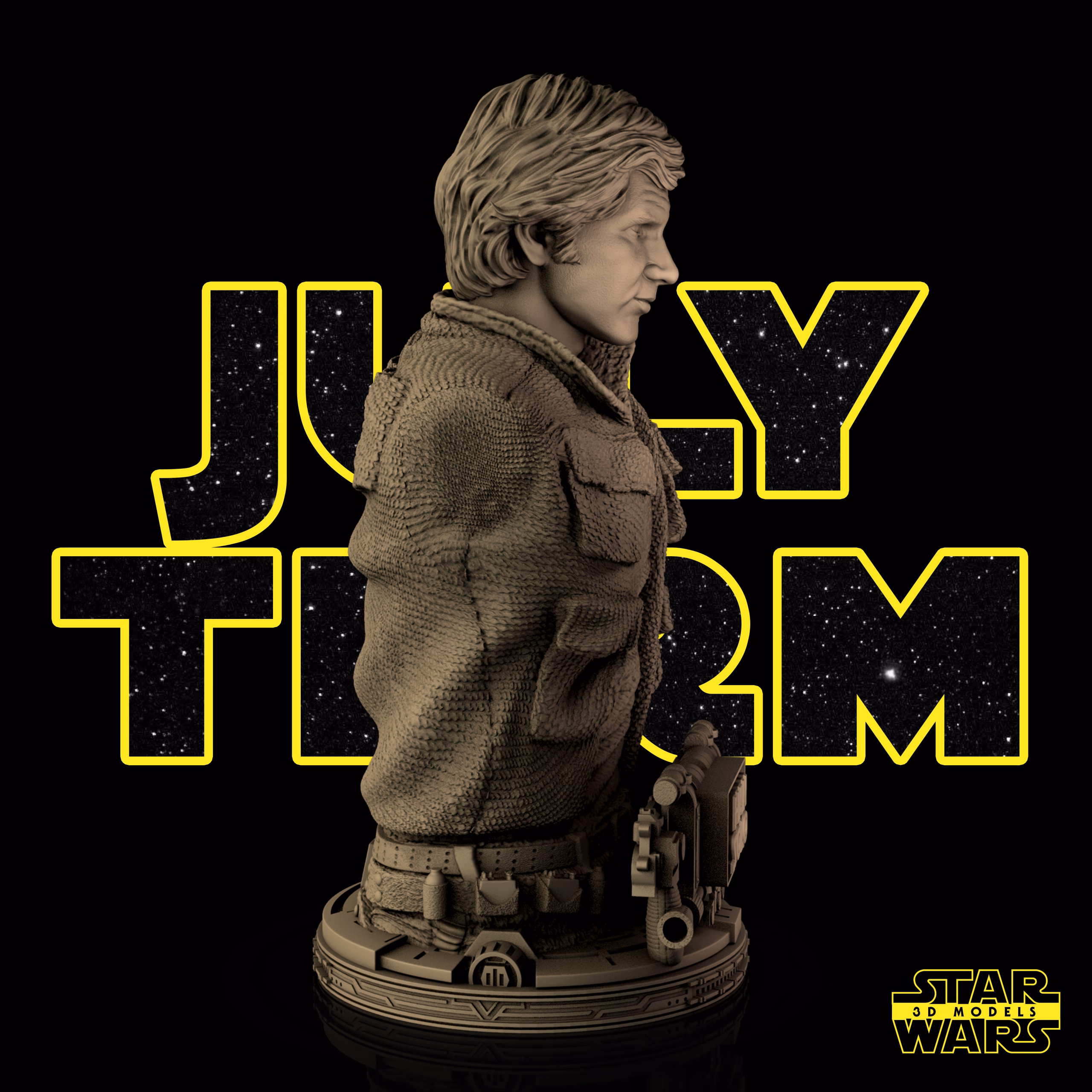 Han Solo Bust StarWars (VERIFIED) - Image 5