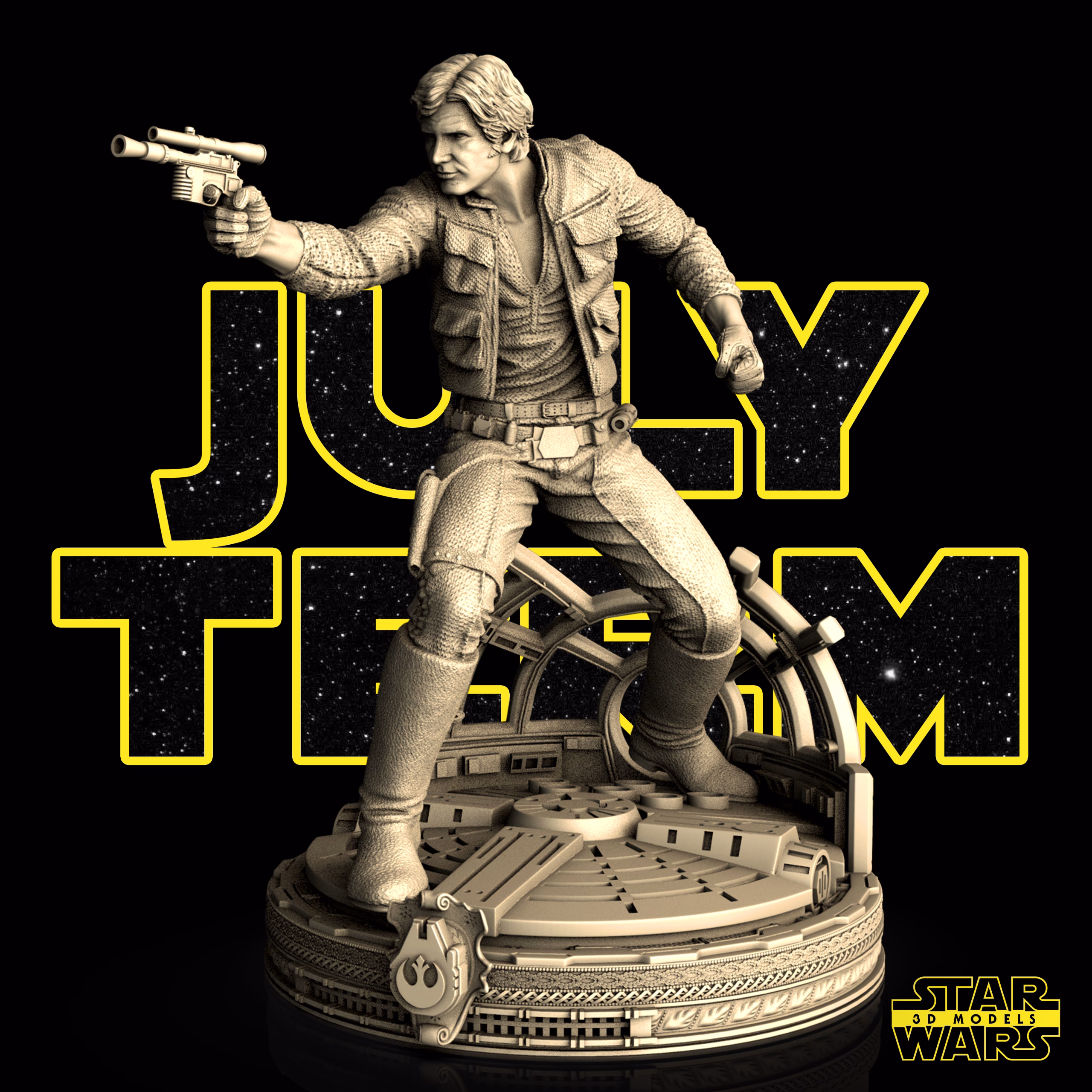 Han Solo Sculpture StarWars (VERIFIED) - Image 4