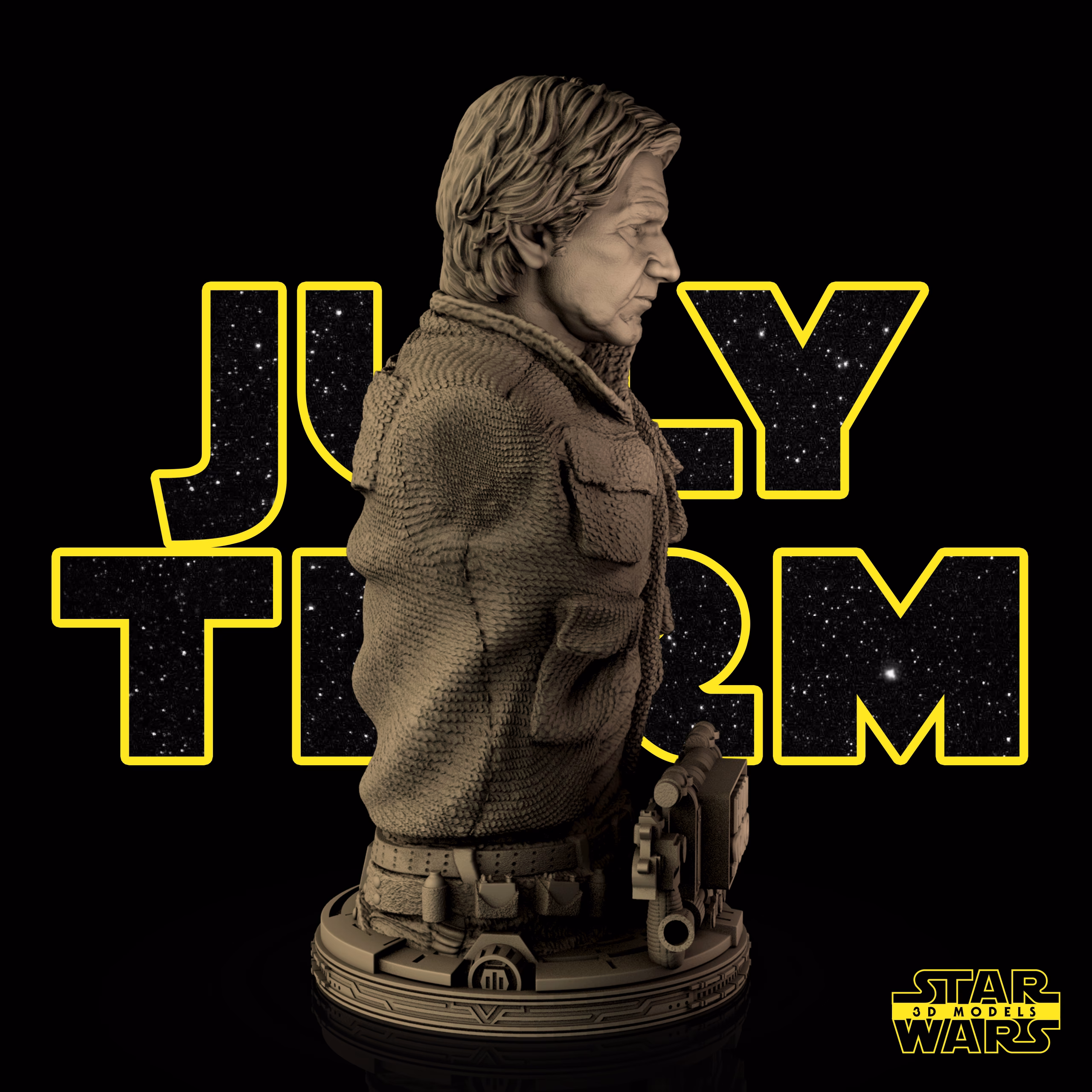 Han Solo Bust StarWars (VERIFIED) - Image 6