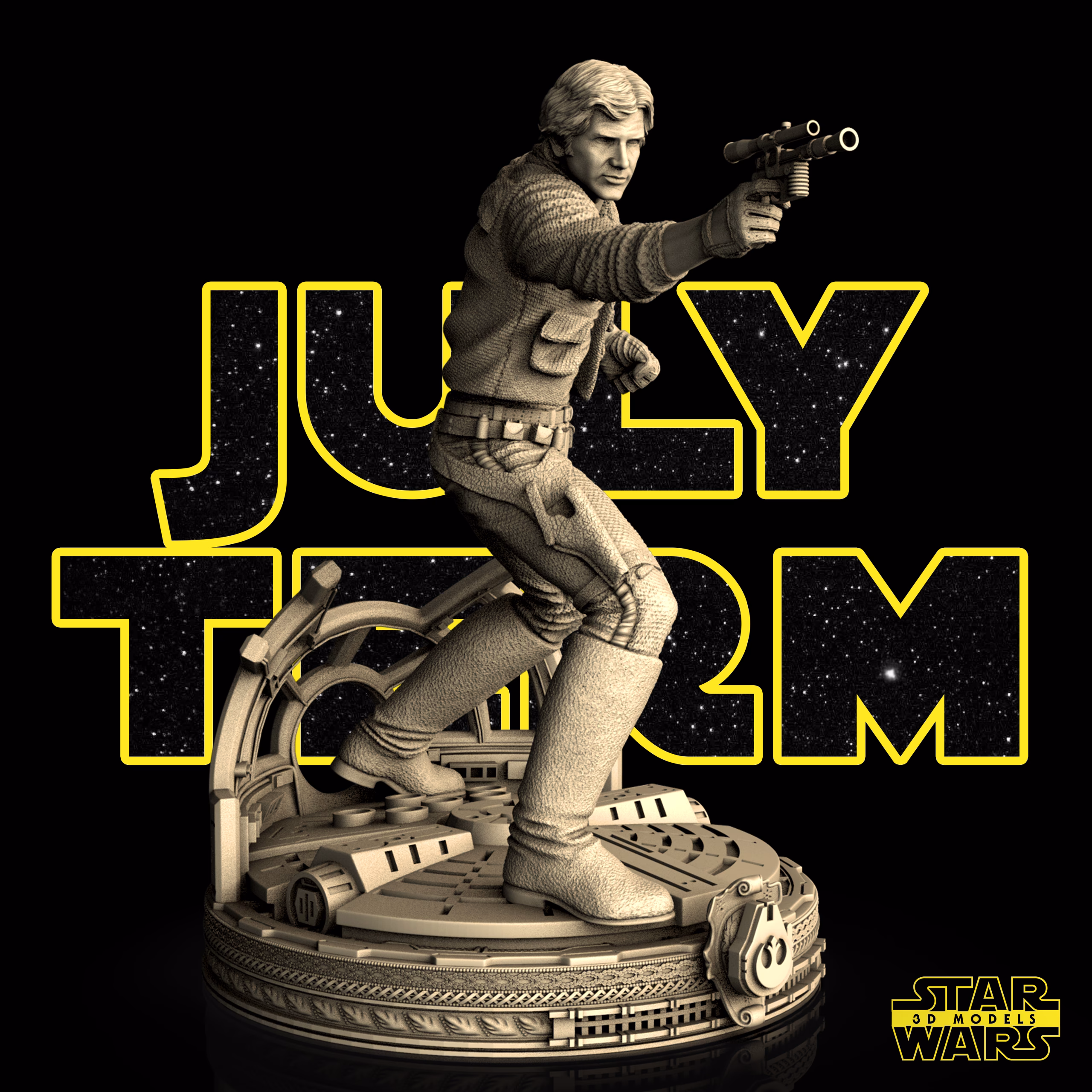 Han Solo Sculpture StarWars (VERIFIED) - Image 5