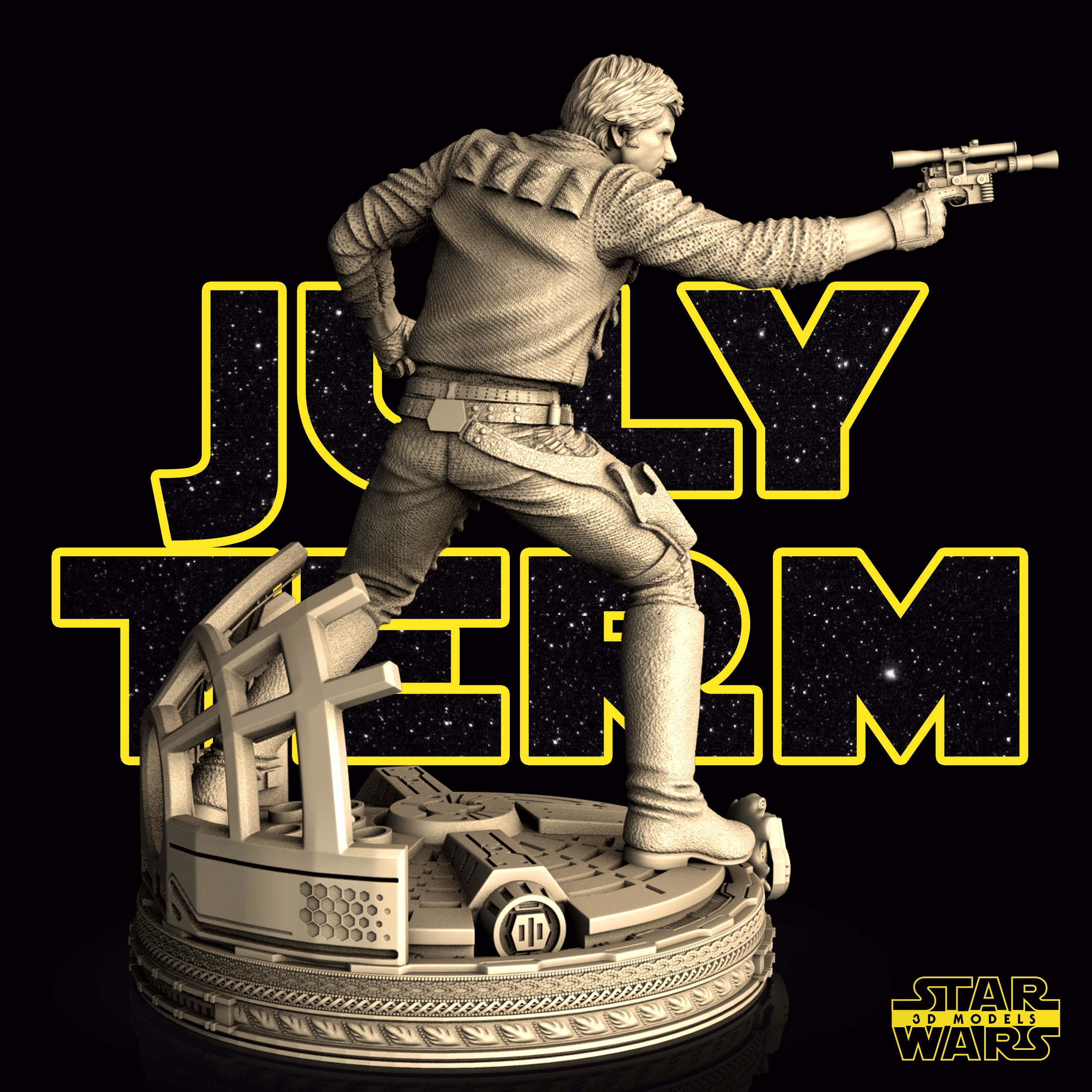 Han Solo Sculpture StarWars (VERIFIED) - Image 6