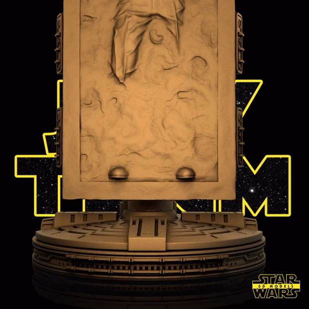 Han Solo On Carbonite Sculpture StarWars (VERIFIED) - Image 8