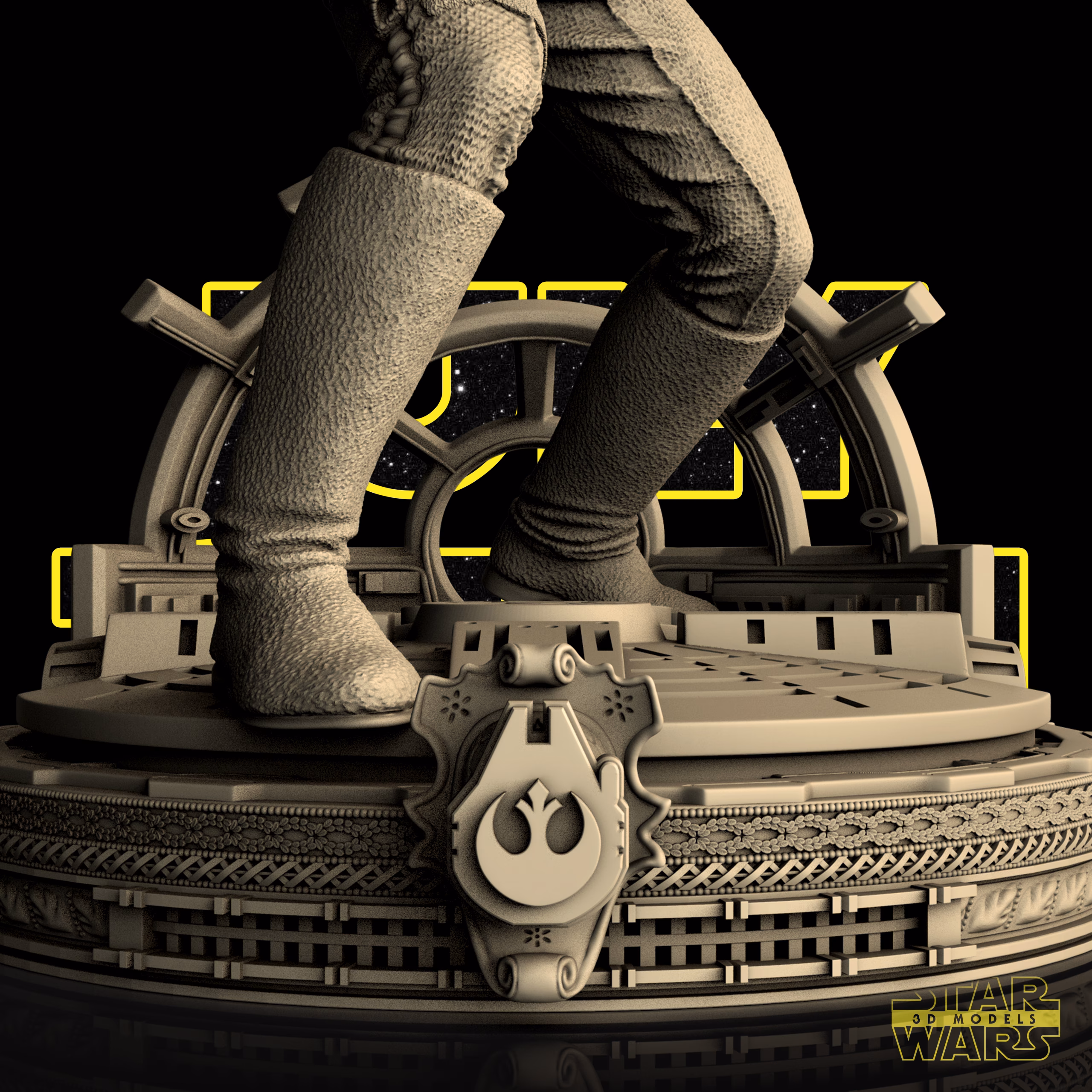 Han Solo Sculpture StarWars (VERIFIED) - Image 15