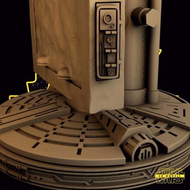 Han Solo On Carbonite Sculpture StarWars (VERIFIED) - Image 10