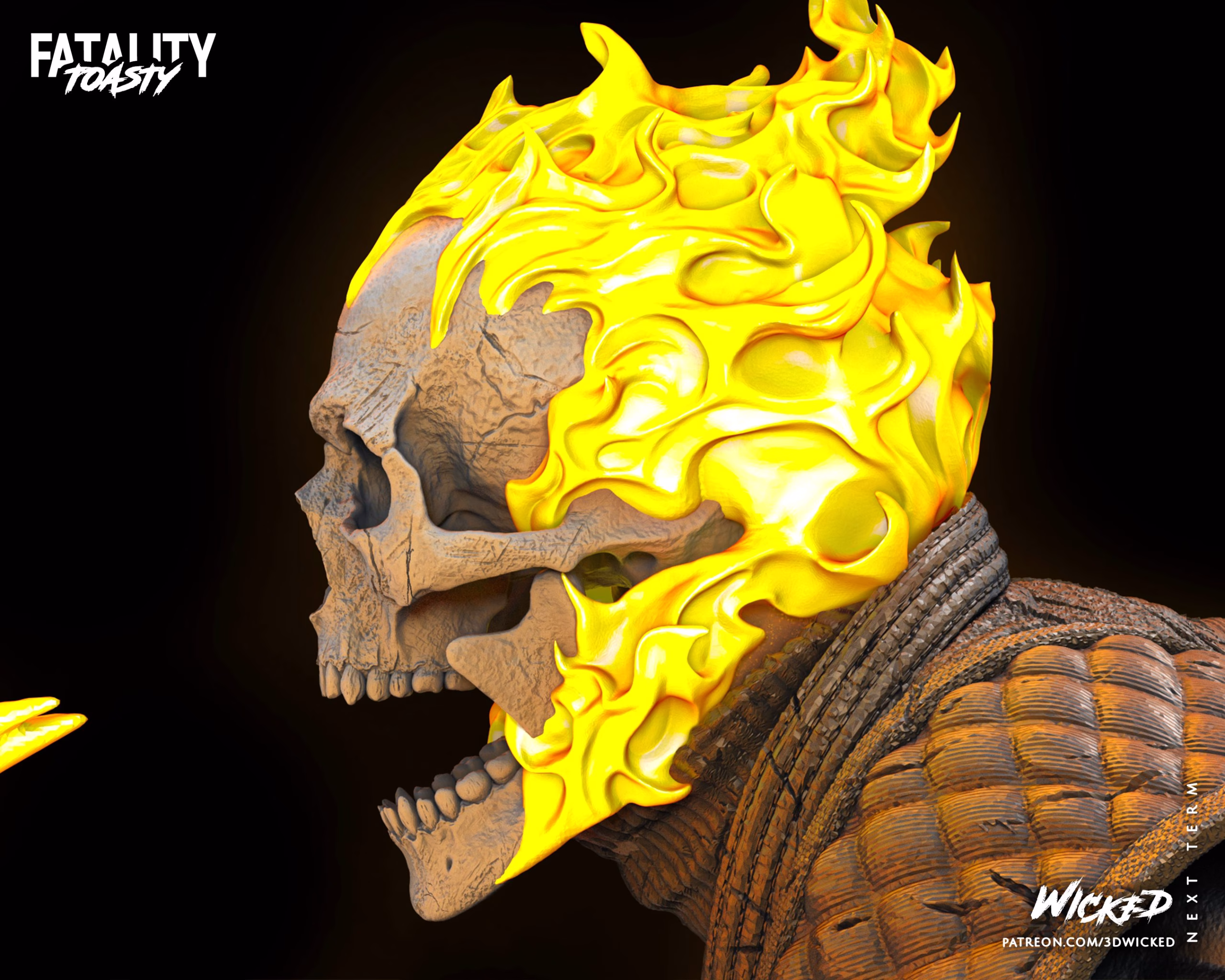 Scorpion Vs Sub Zero Diorama TOASTY Sculpture (VERIFIED) - Image 15
