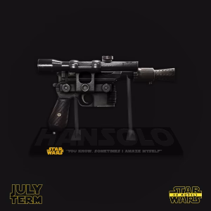 Han Solo Blastech DL-44 StarWars (VERIFIED)