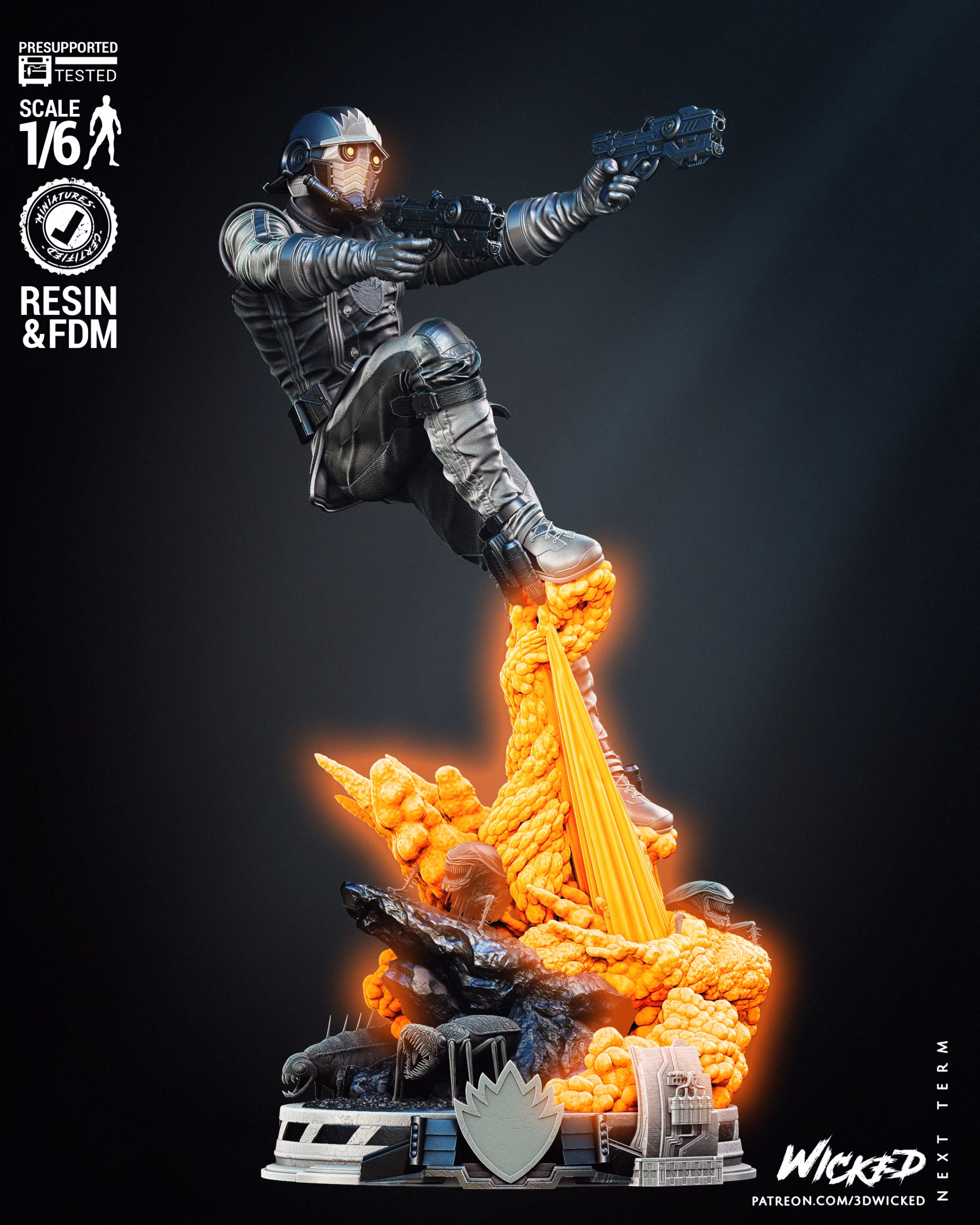 Star Lord Comic Version Sculpture (VERIFIED) - Image 2