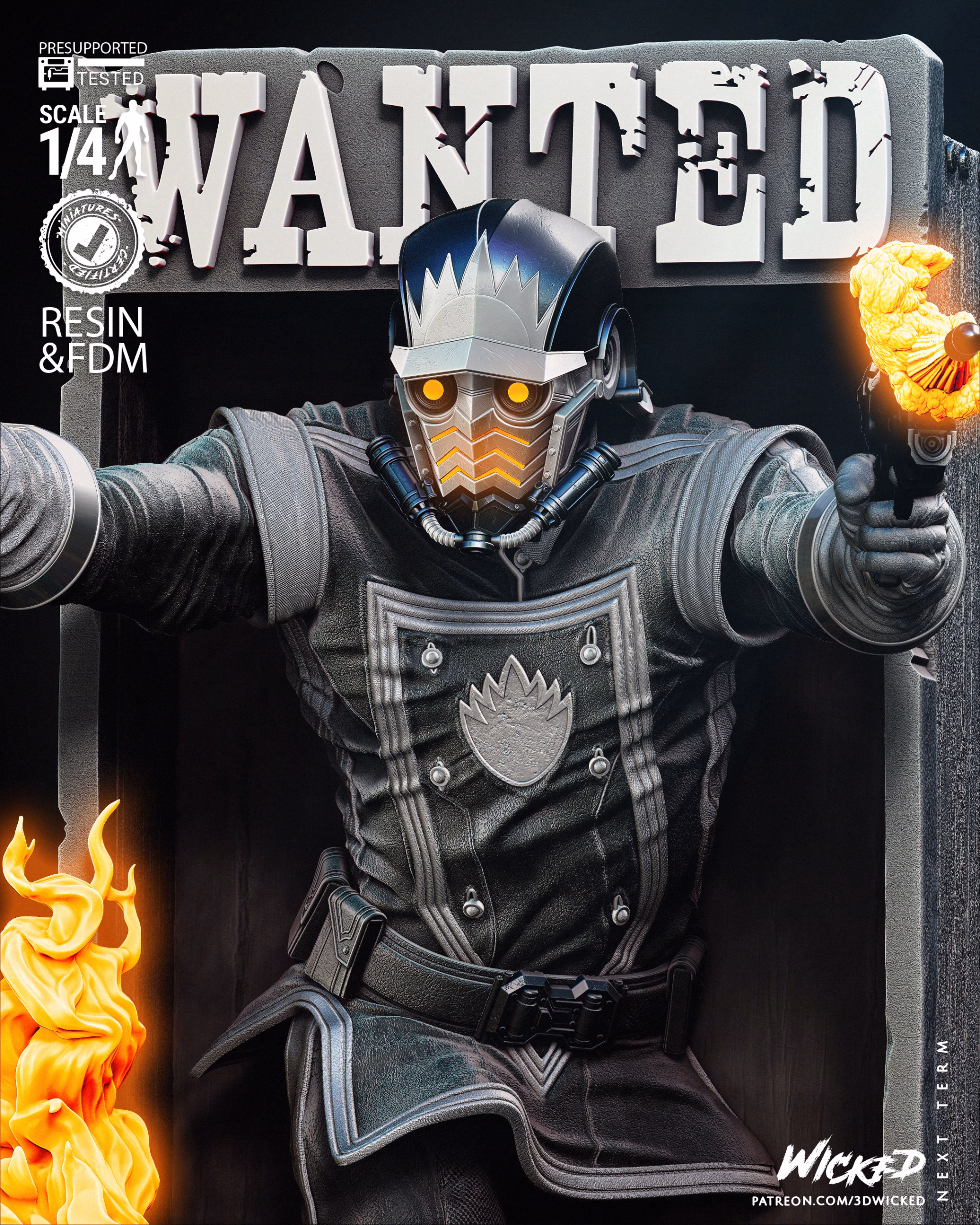Star Lord Comic Version Poster Bust (VERIFIED)