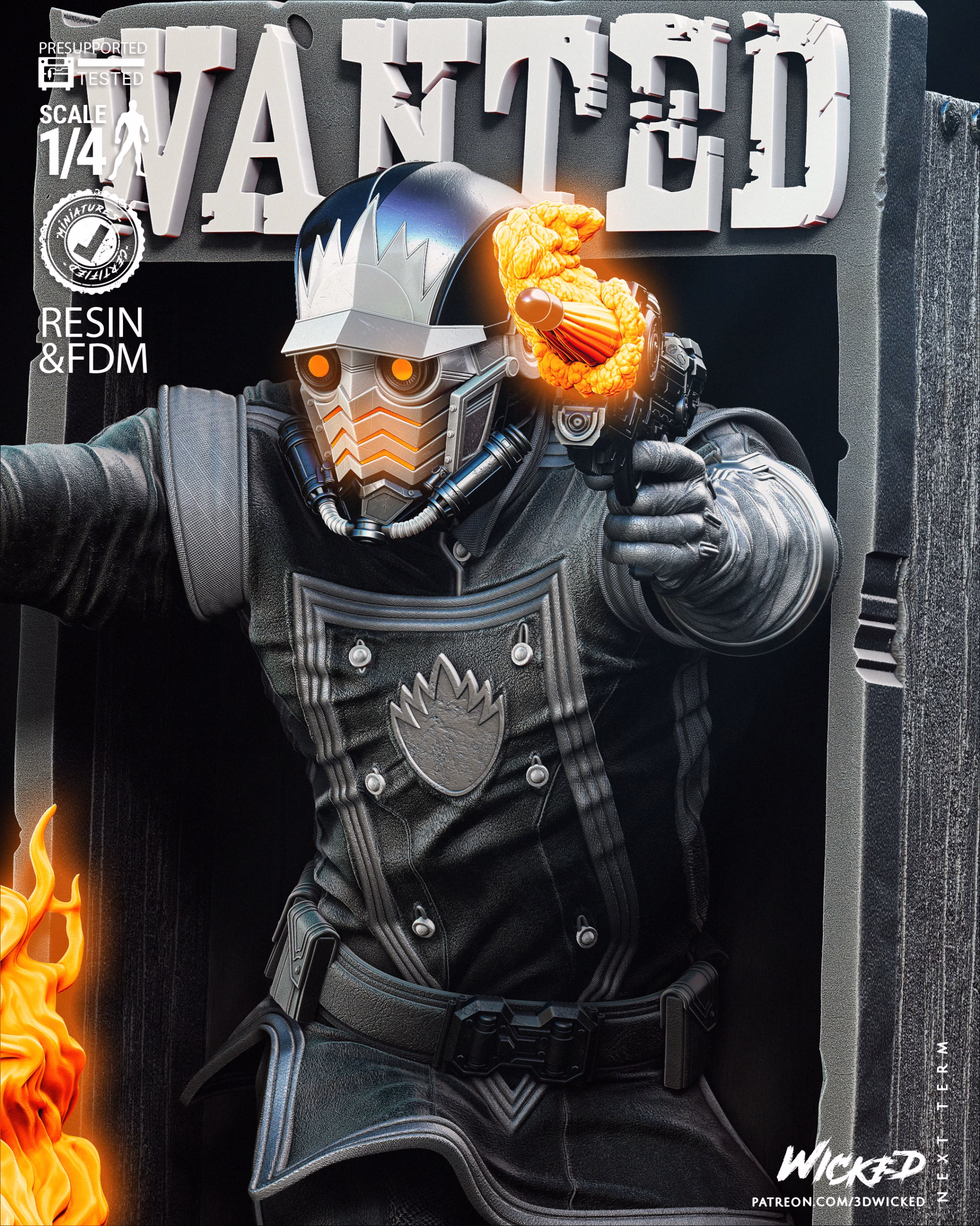 Star Lord Comic Version Poster Bust (VERIFIED) - Image 5