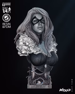 Black Cat bust only (Tested)