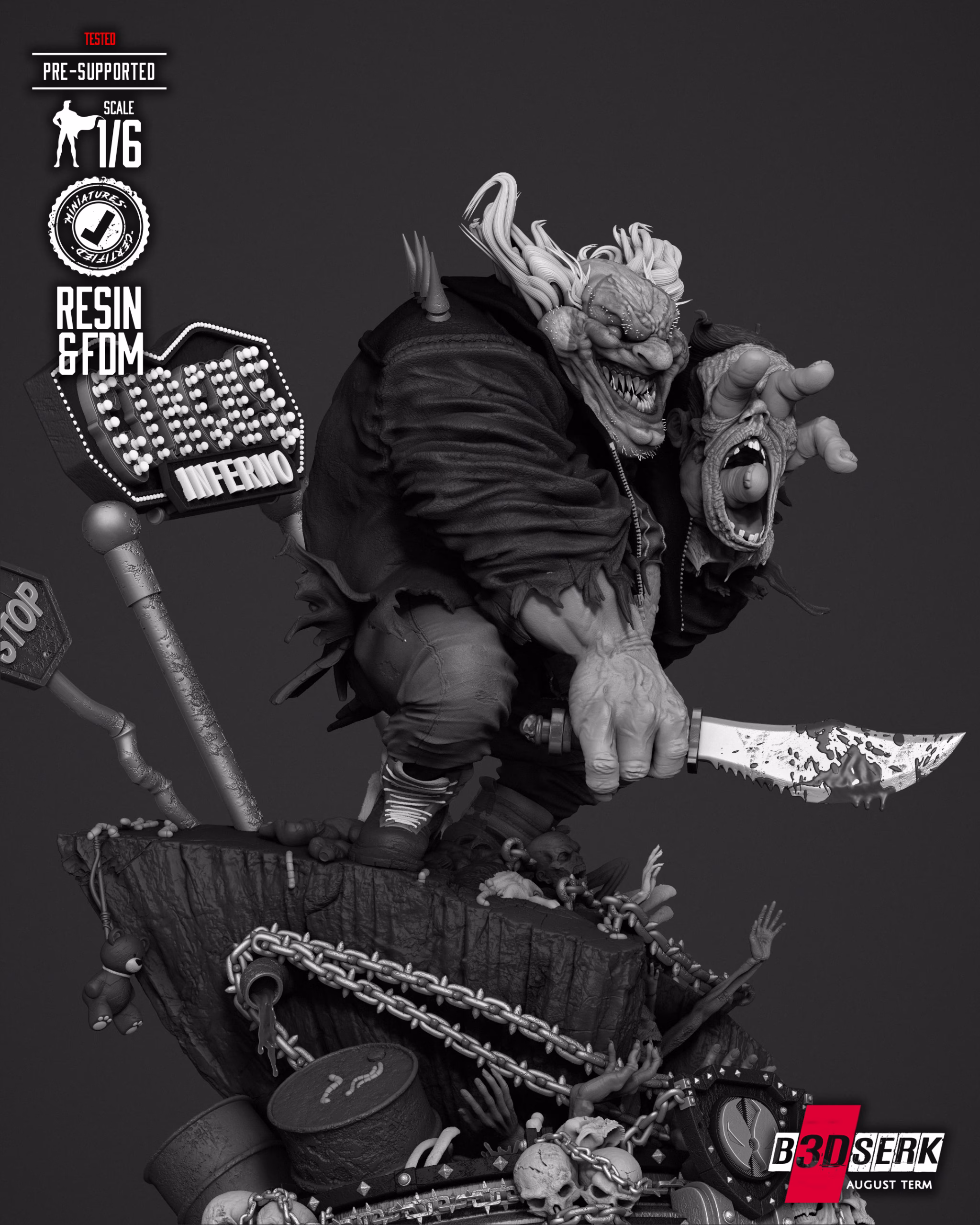 Violator Clown Sculpture - Image 4