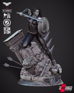 Wonder Girl Sculpture (Tested)