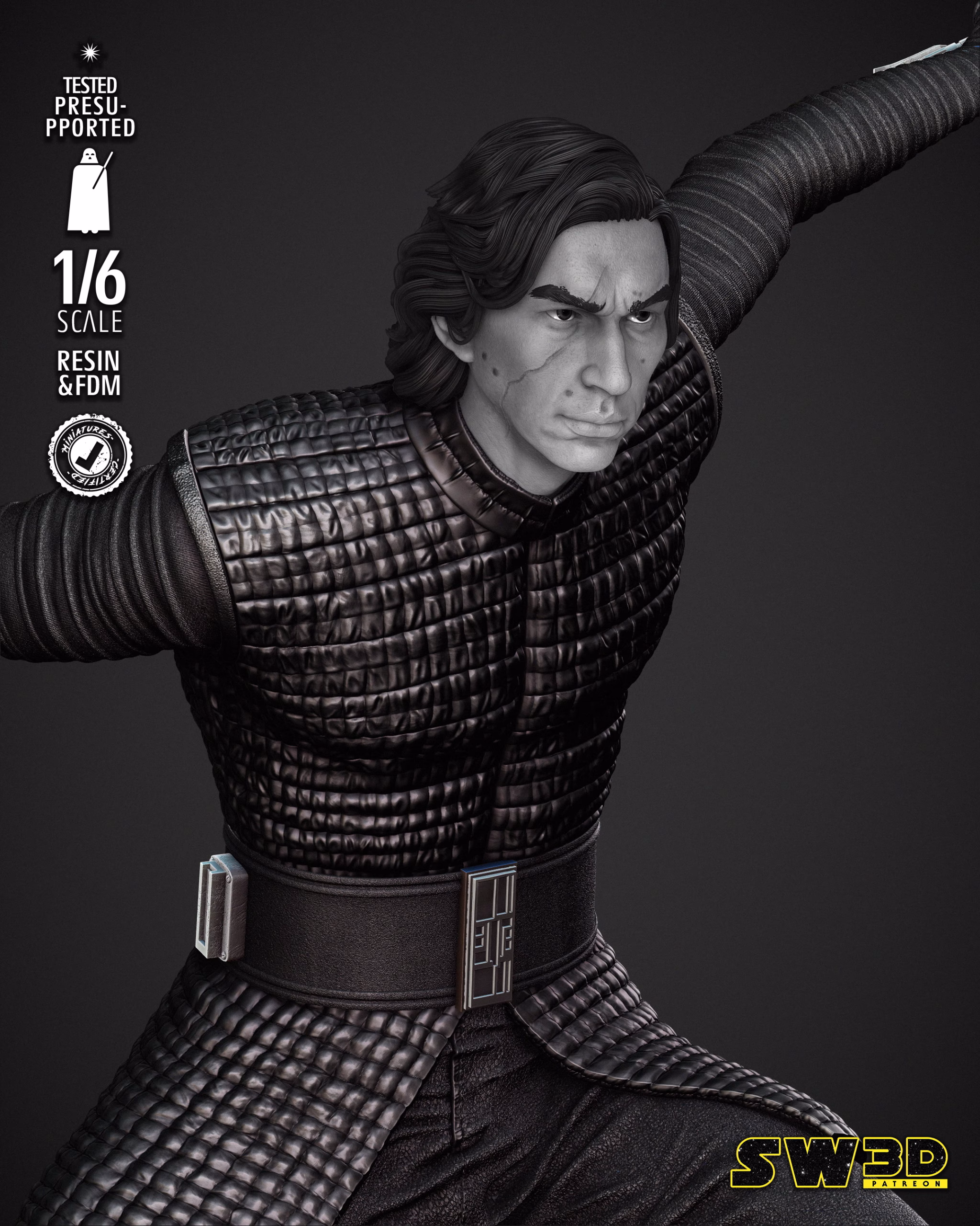 Kylo Ren Sculpture - Image 4