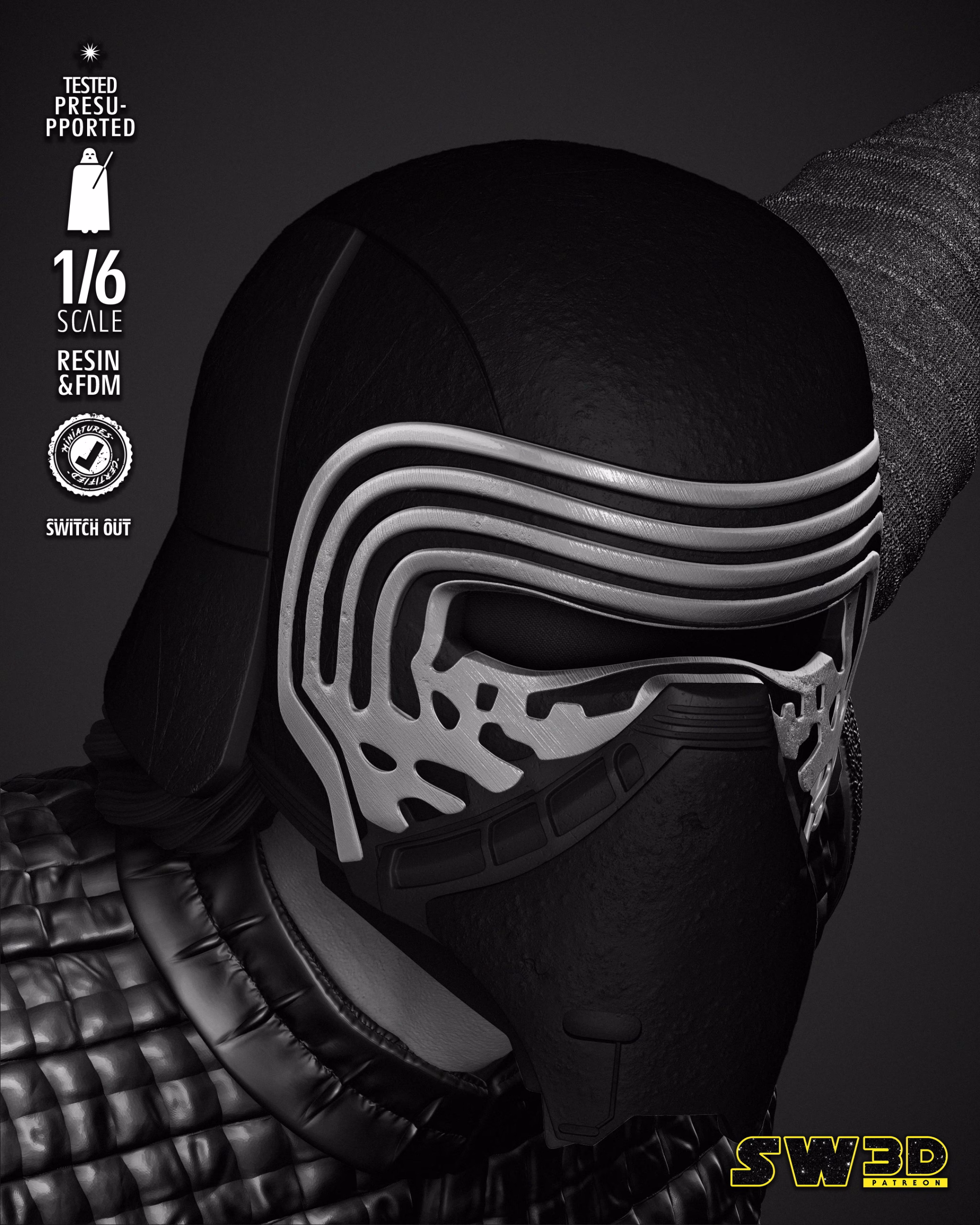Kylo Ren Sculpture - Image 6