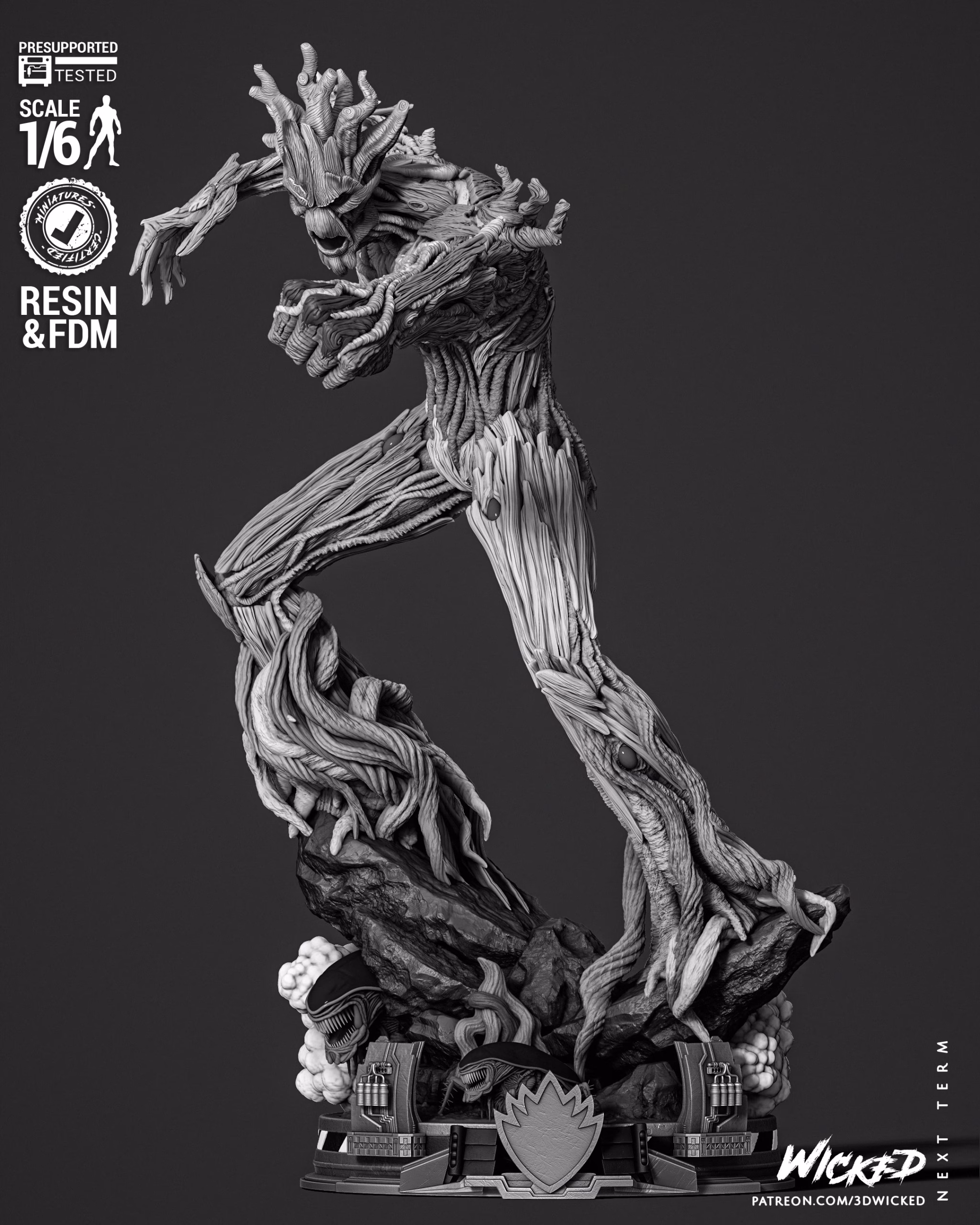 Groot Comic Version Sculpture (Tested) - Image 2