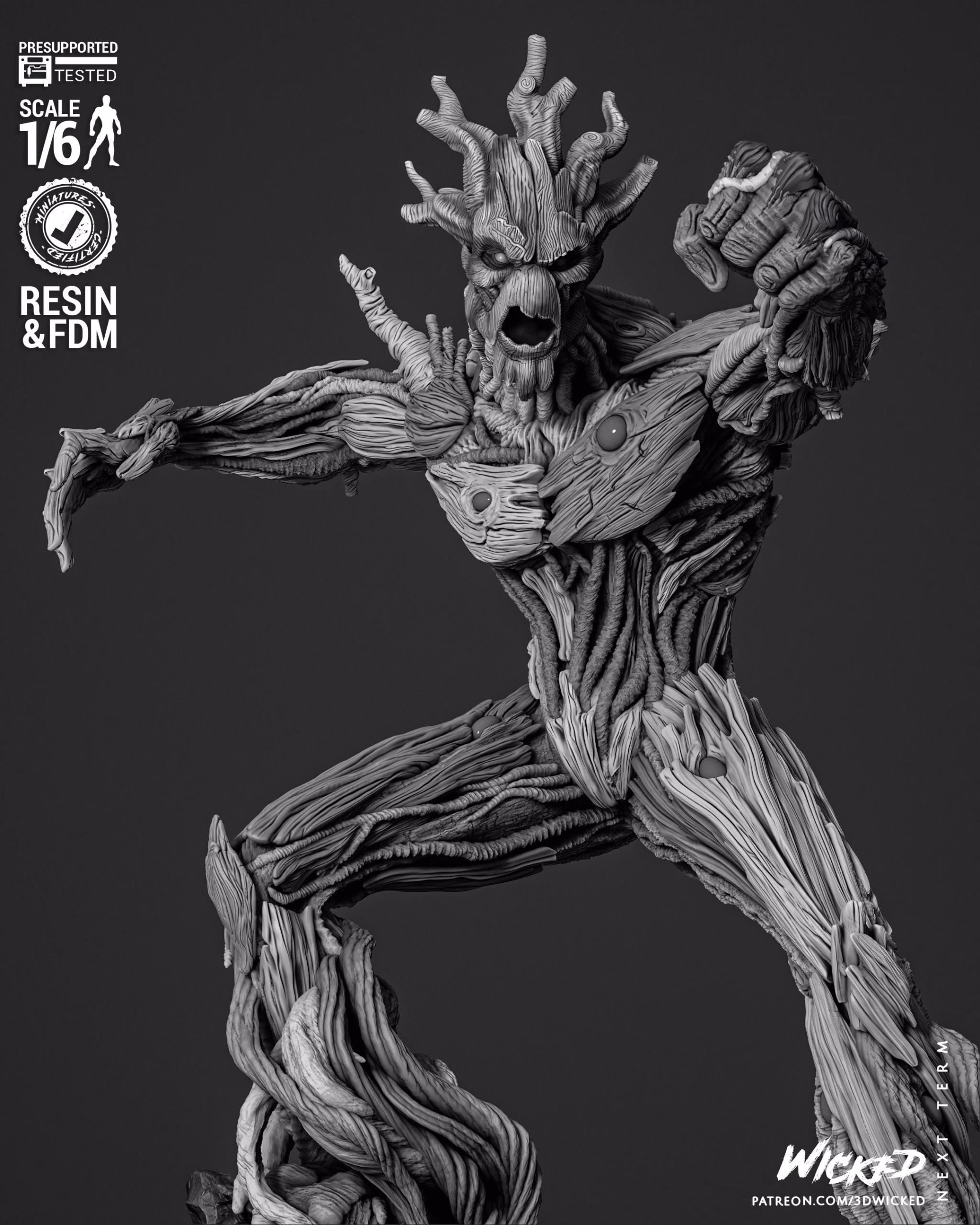 Groot Comic Version Sculpture (Tested) - Image 4